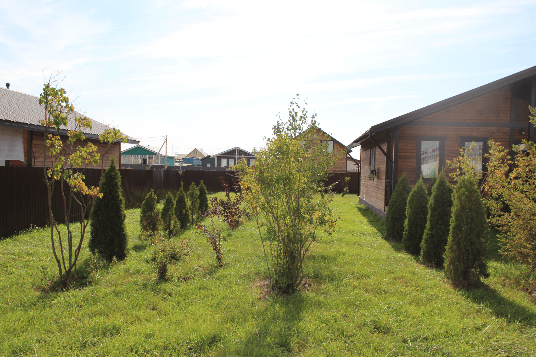 Внутренний двор в поселке