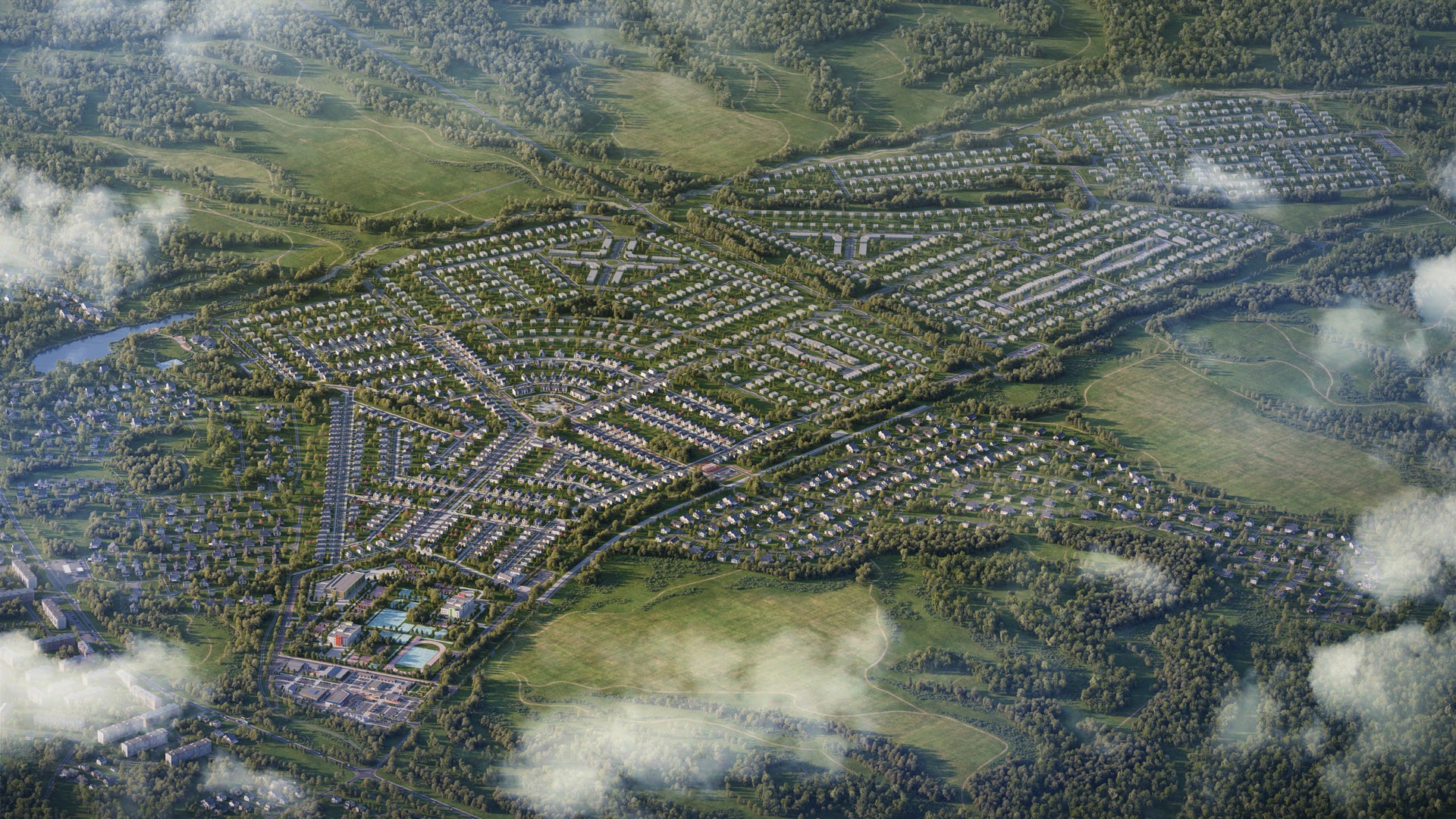 Генплан коттеждного поселка