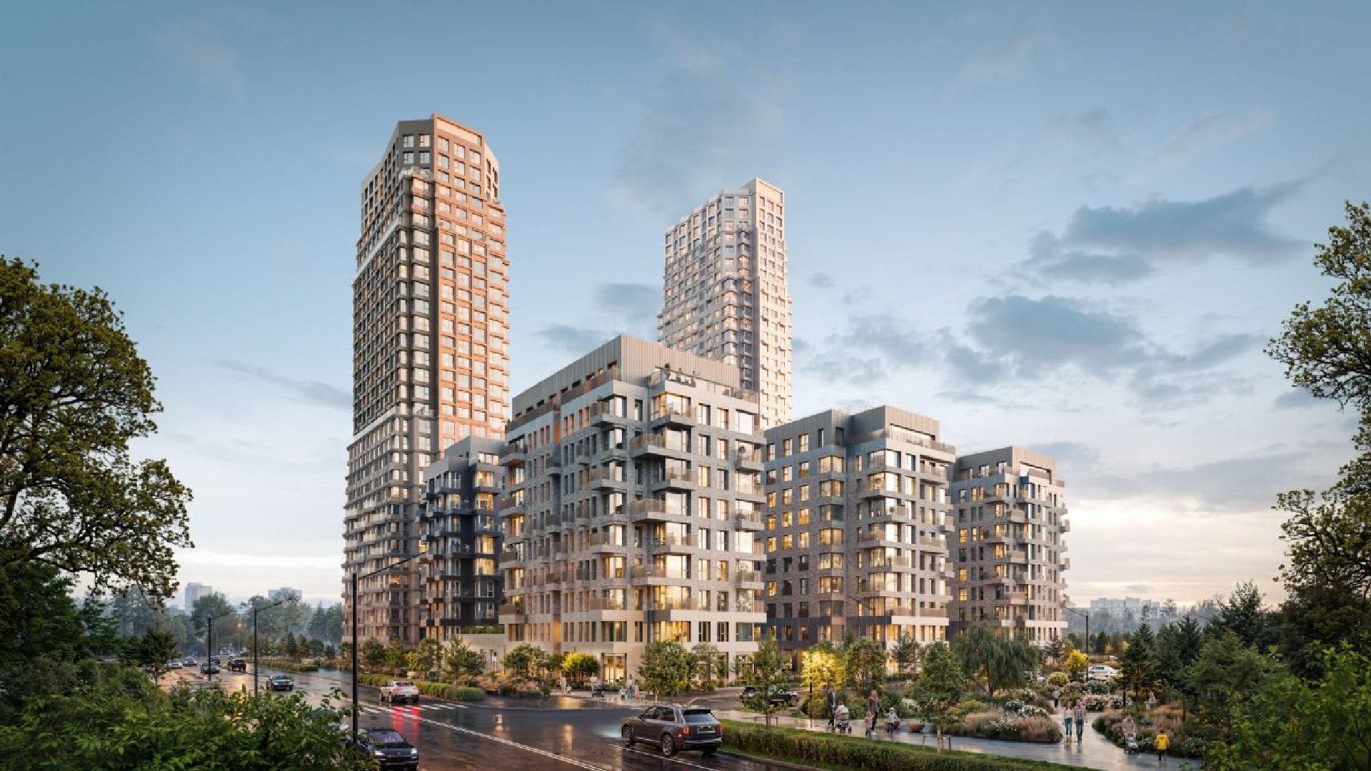 Общий вид жилого комплекса