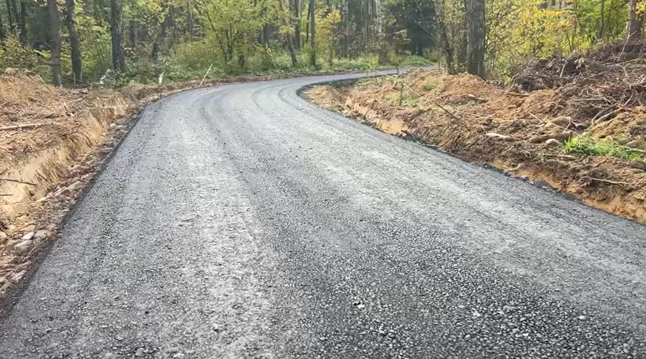 Асфальтировання дорога в коттеджном поселке