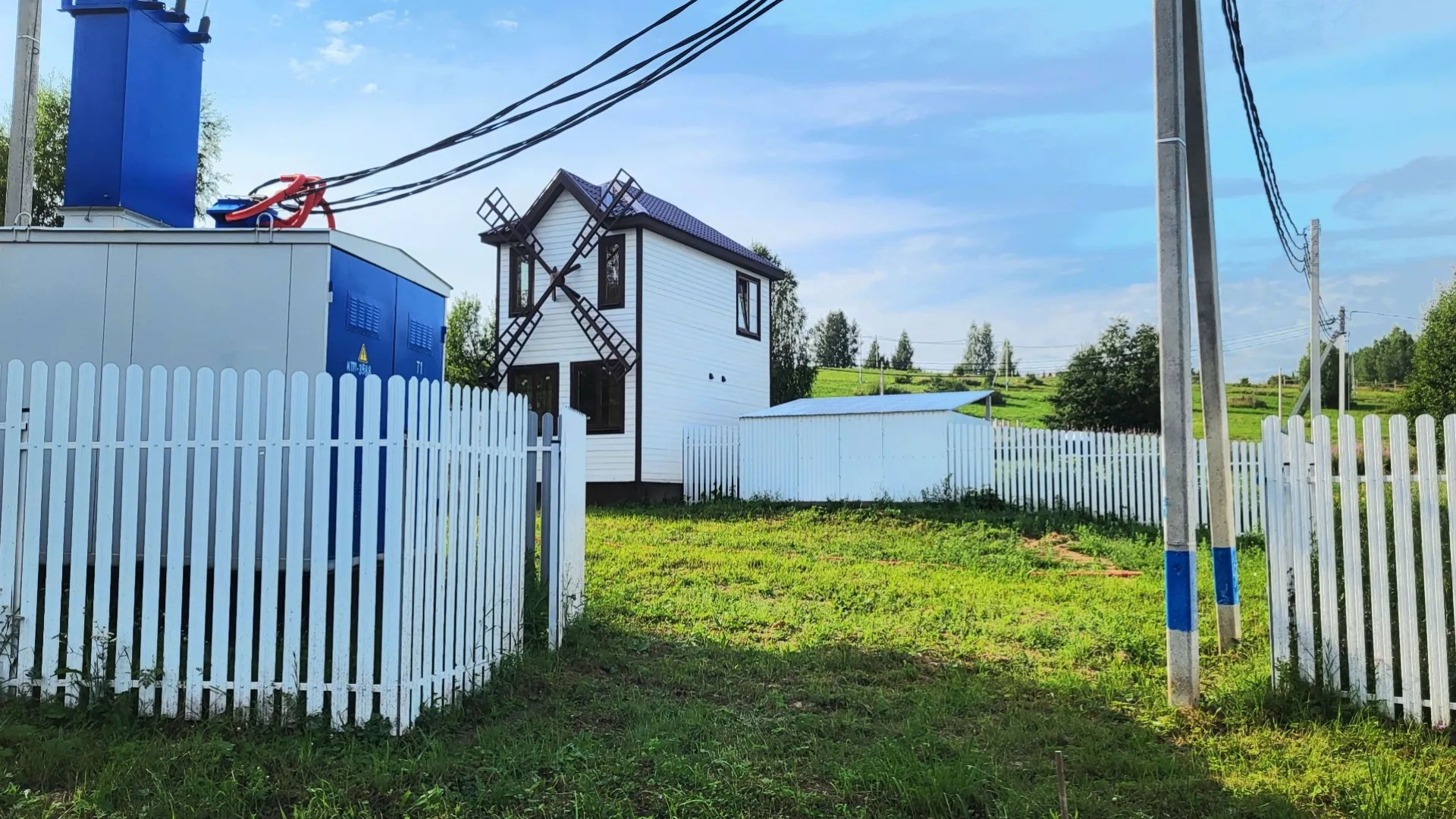 КПП и сеть электропередачи