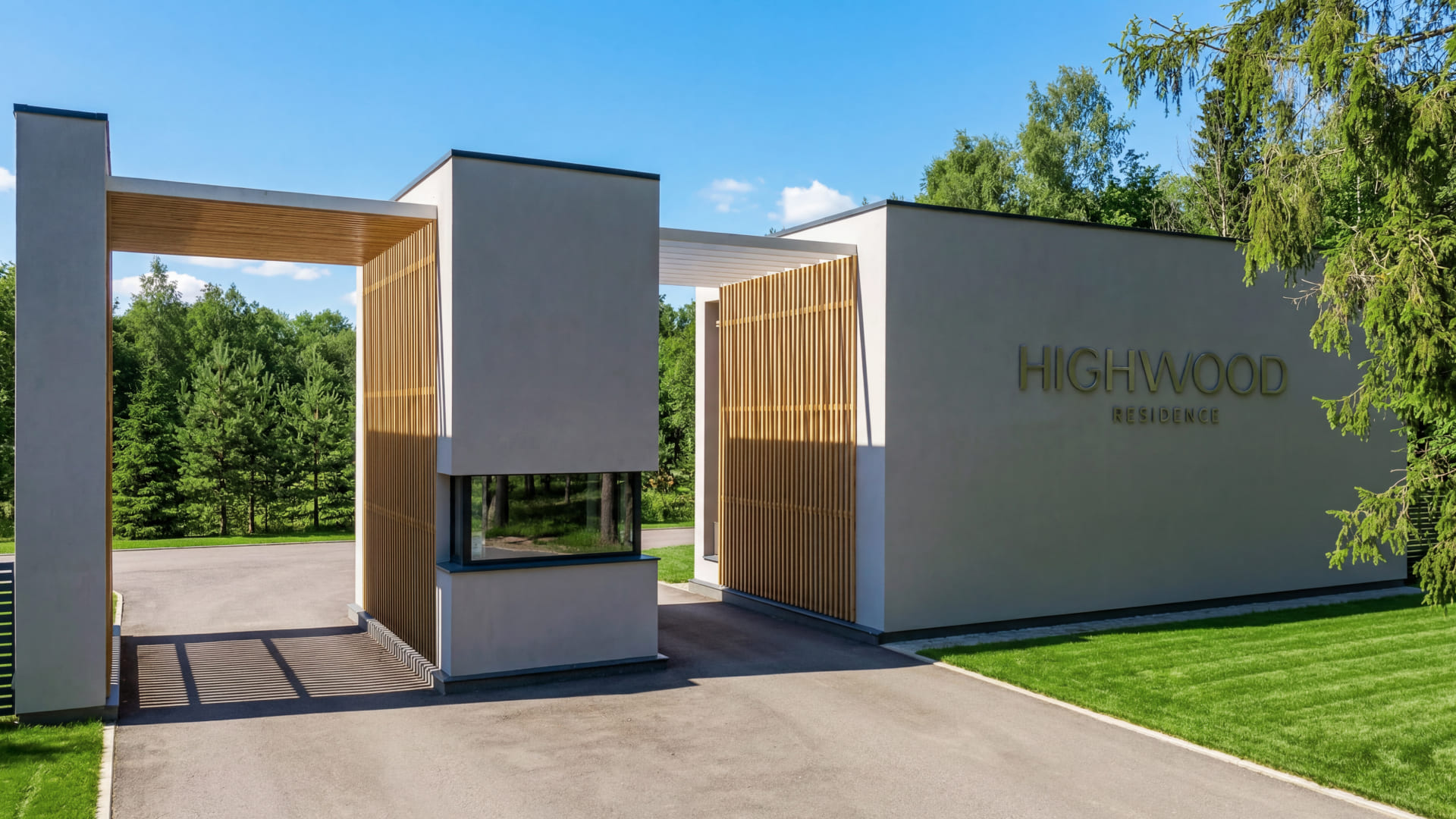 КПП коттеджного поселка