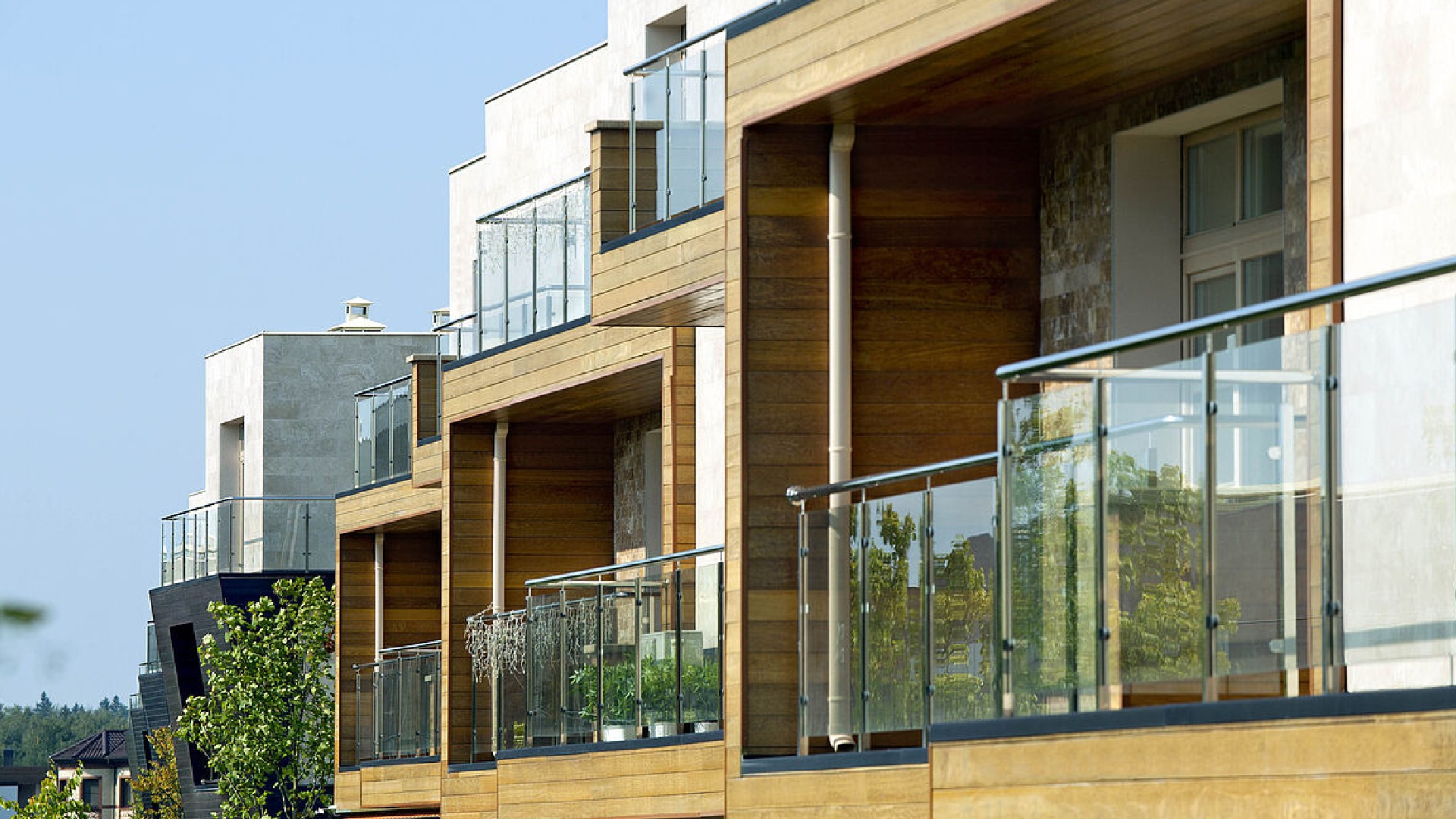 Балконы таунхаусов