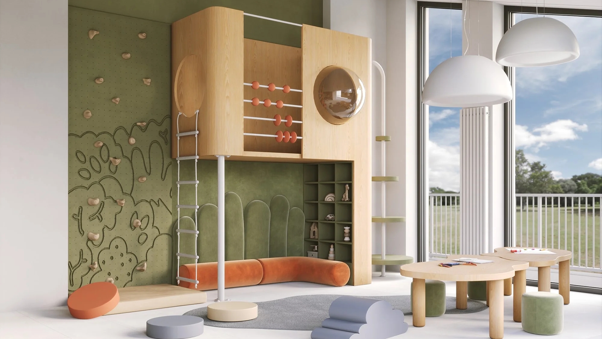 Детская зона в соседском центре