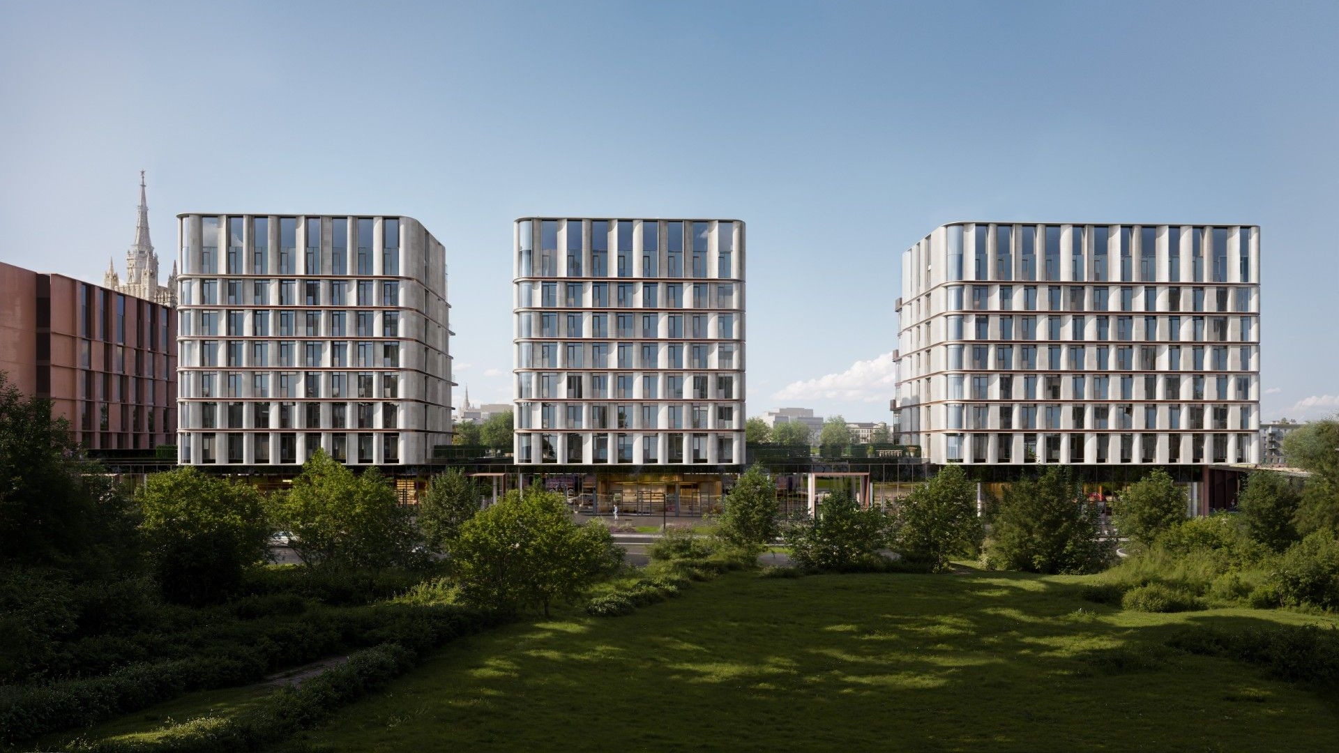 Три блока ЖК Дом Спорта