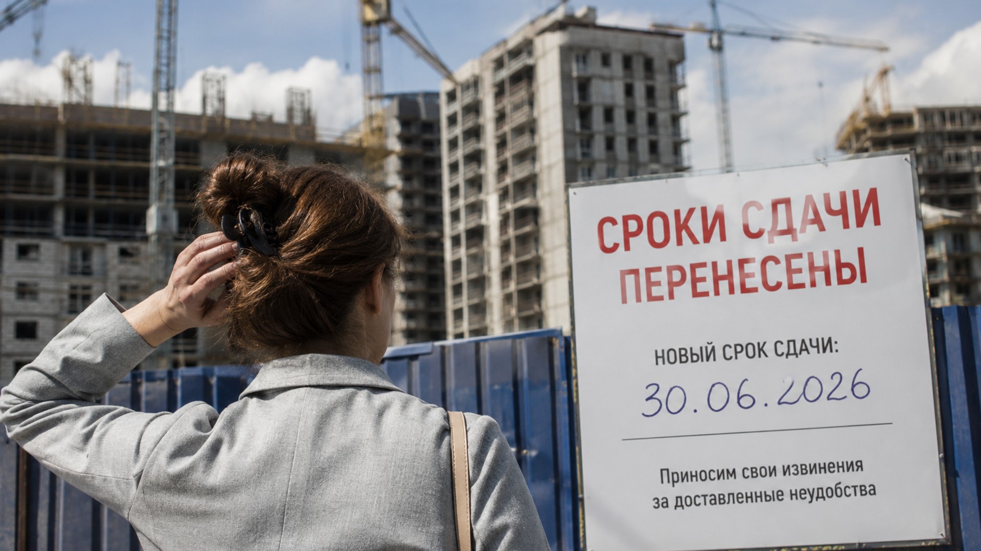 Больше половины новостроек в России сдают с опозданием — что это значит для покупателей в Москве