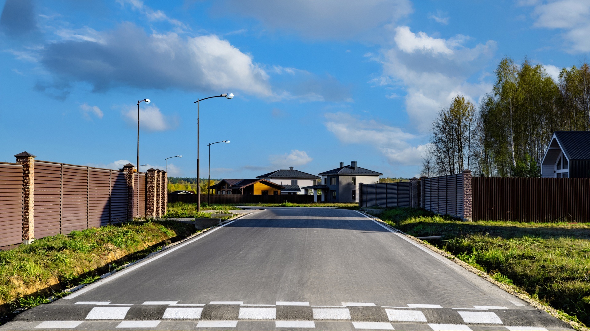 Дорога в поселке