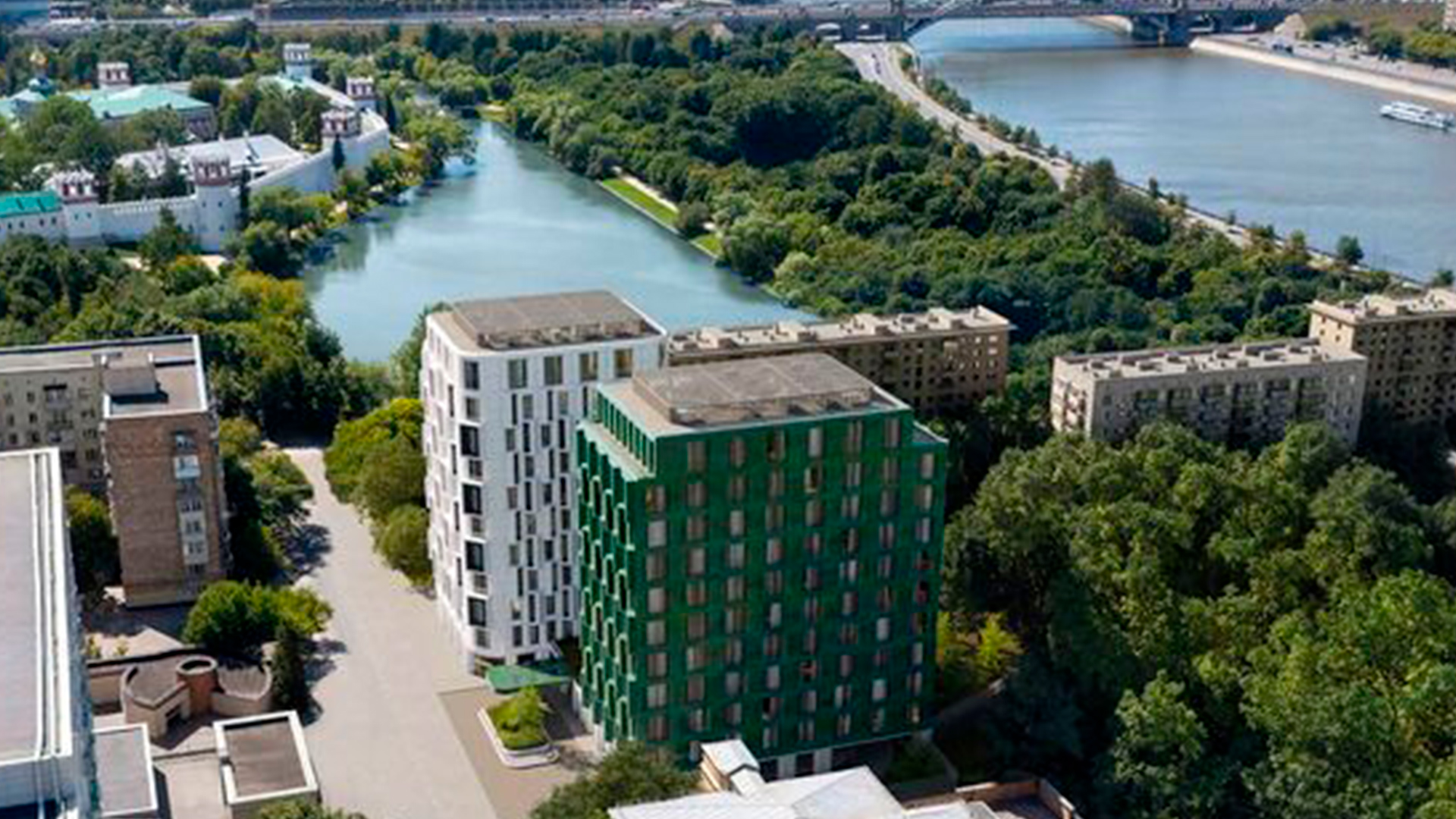 ЖК в Москве рядом с водоемом