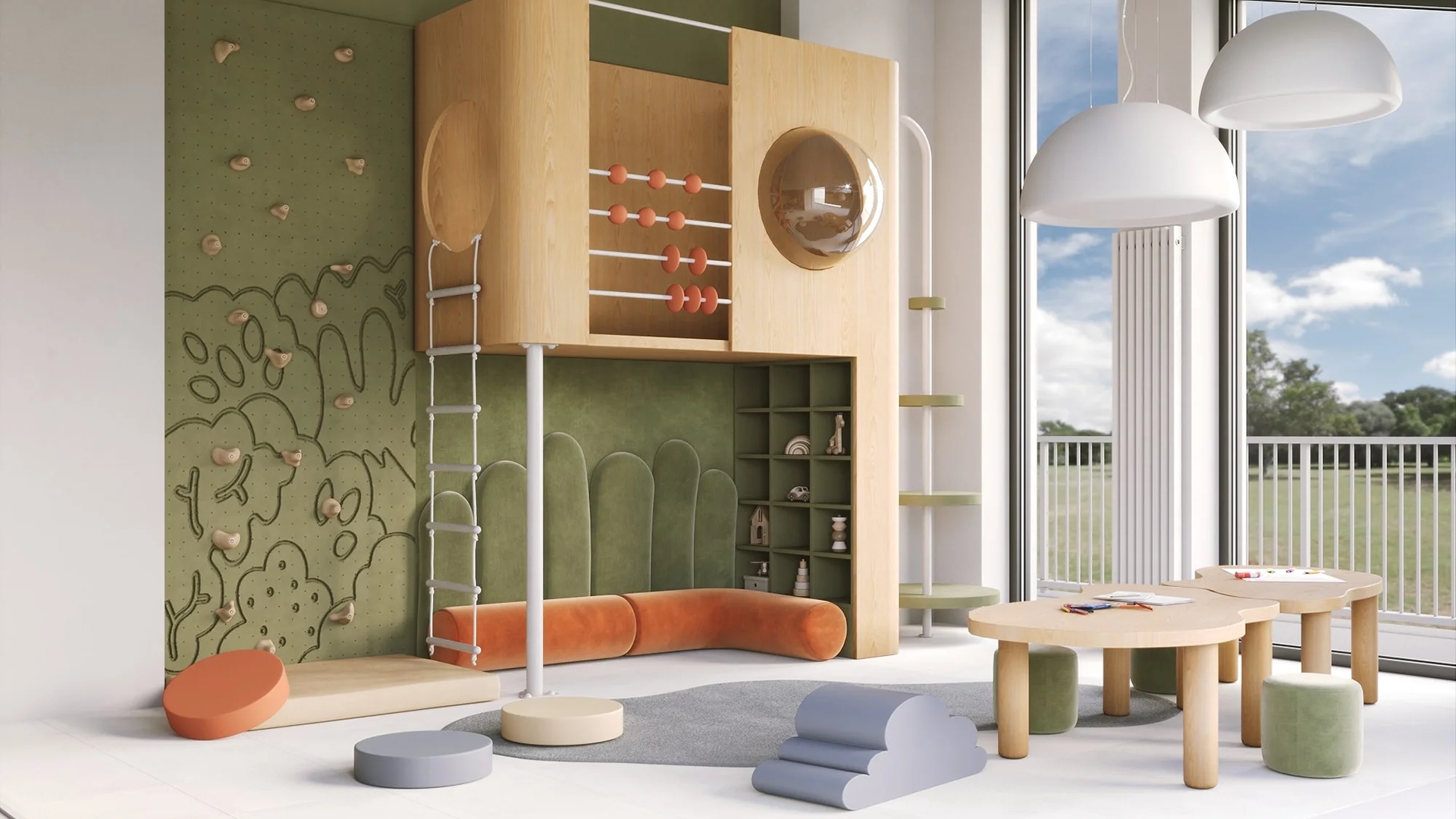 Детская зона в соседском центре