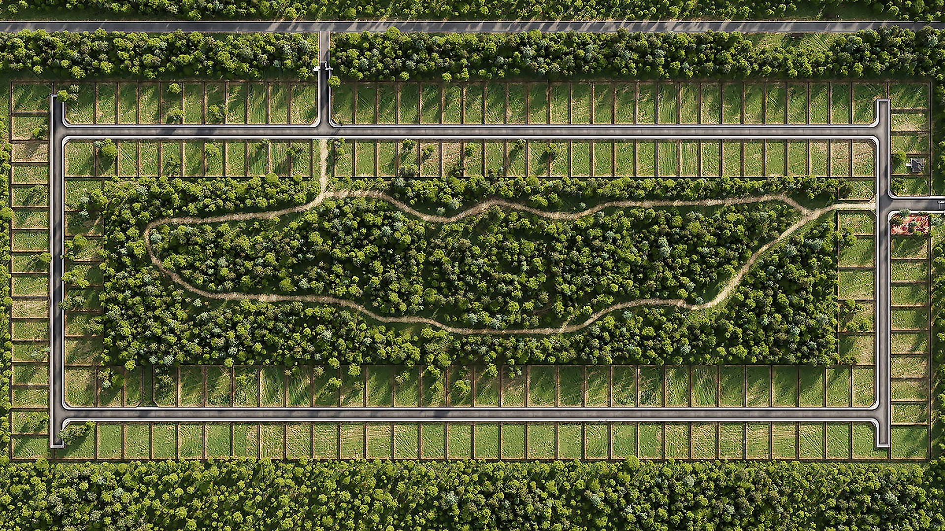 План поселка