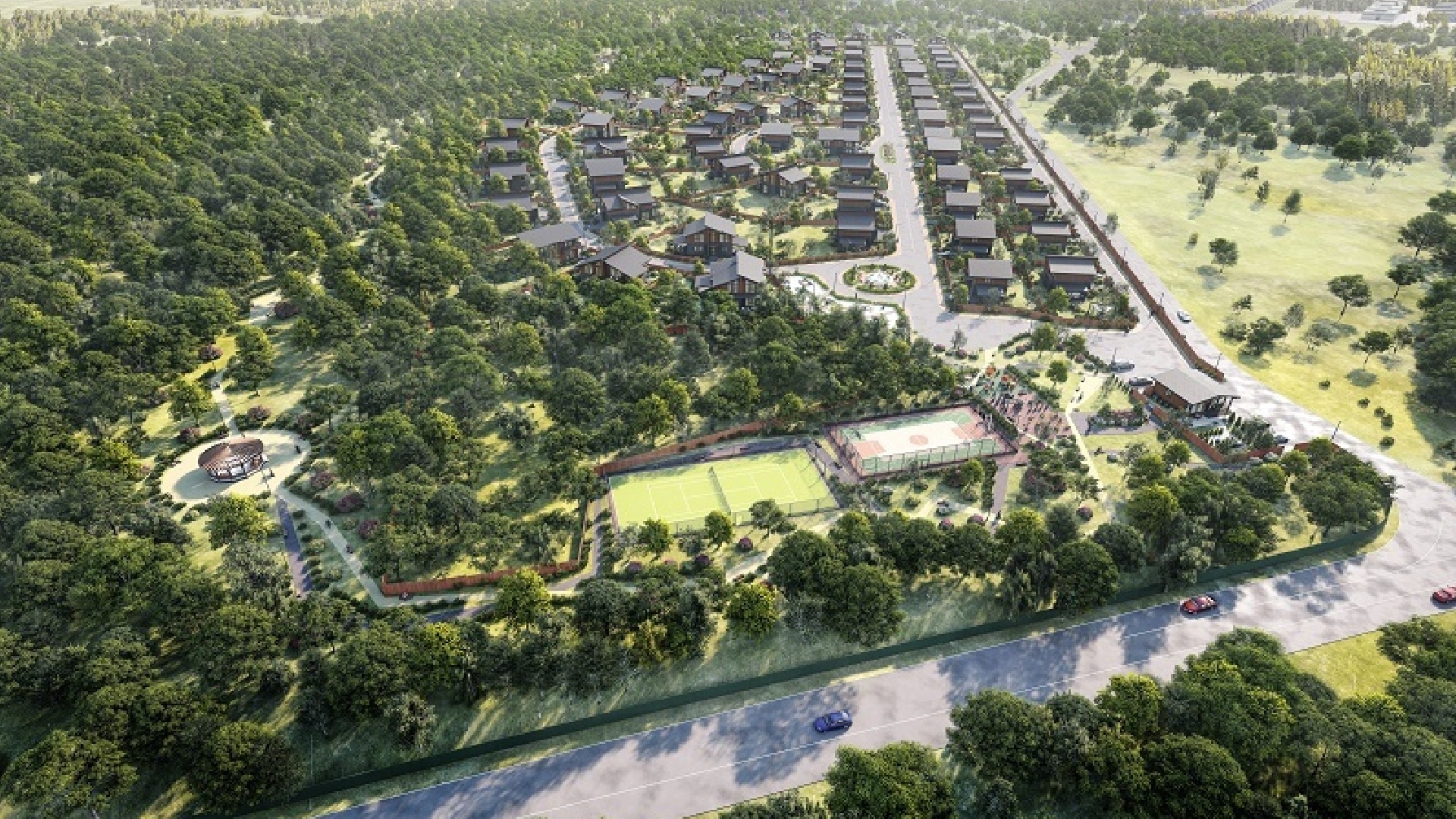 Генеральный план коттеджного поселка