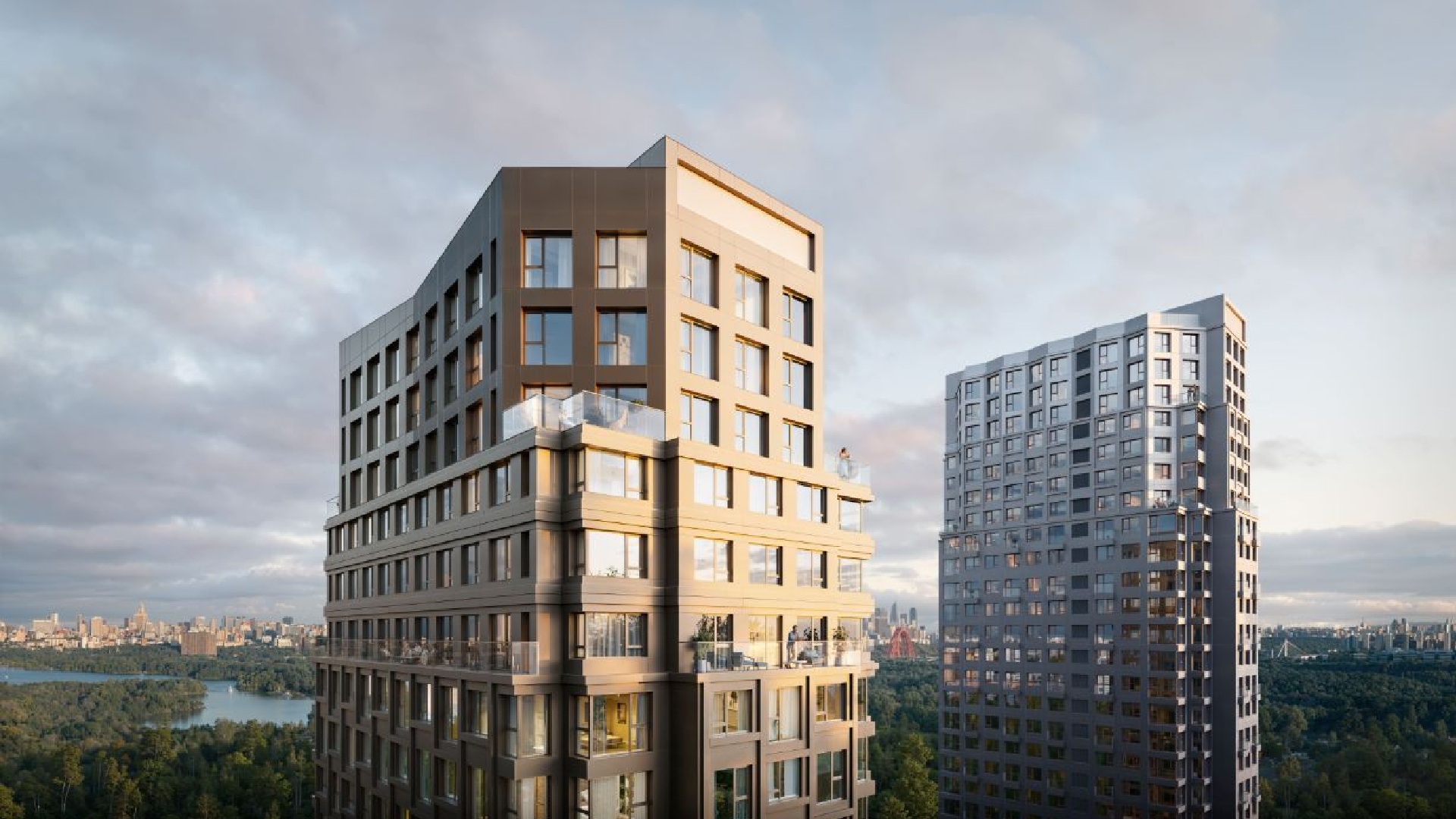 Современная архитектура фасада