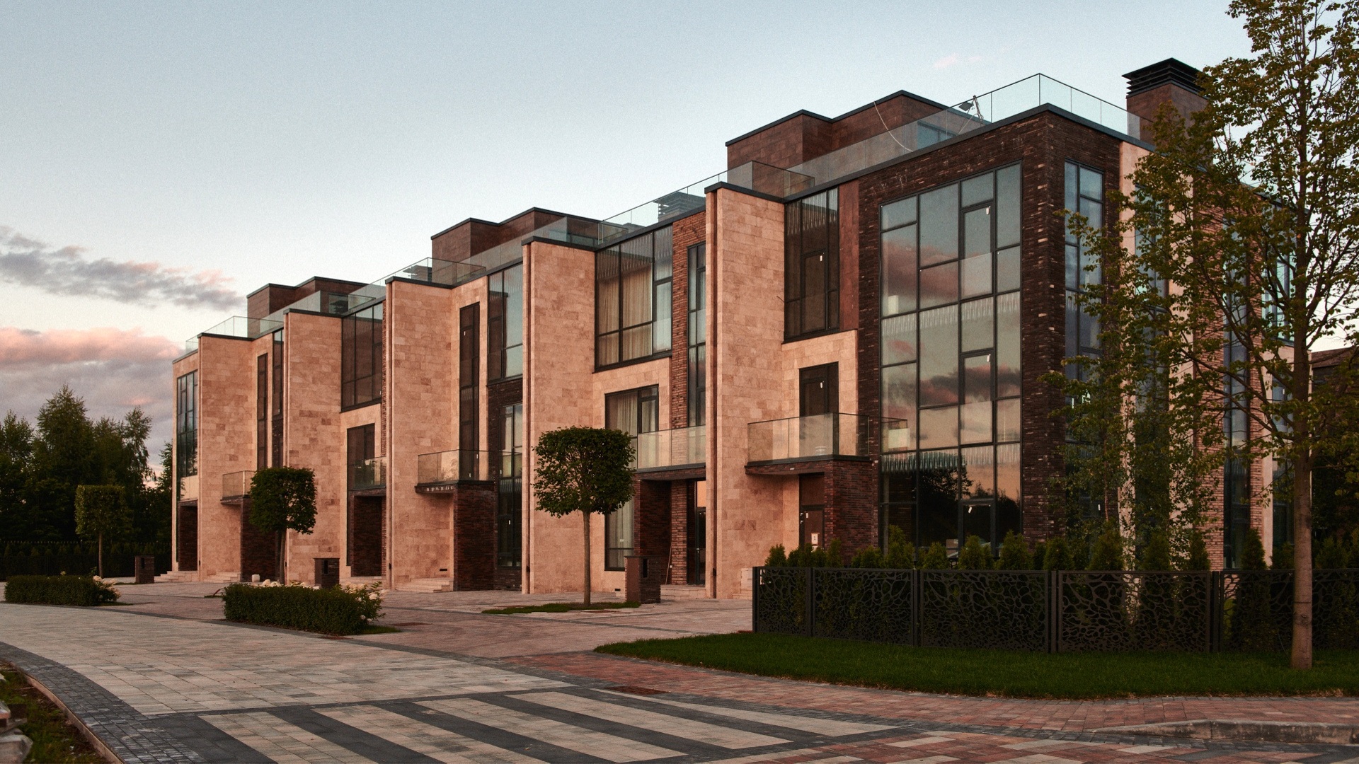 Таунхаусы в коттеджном поселке