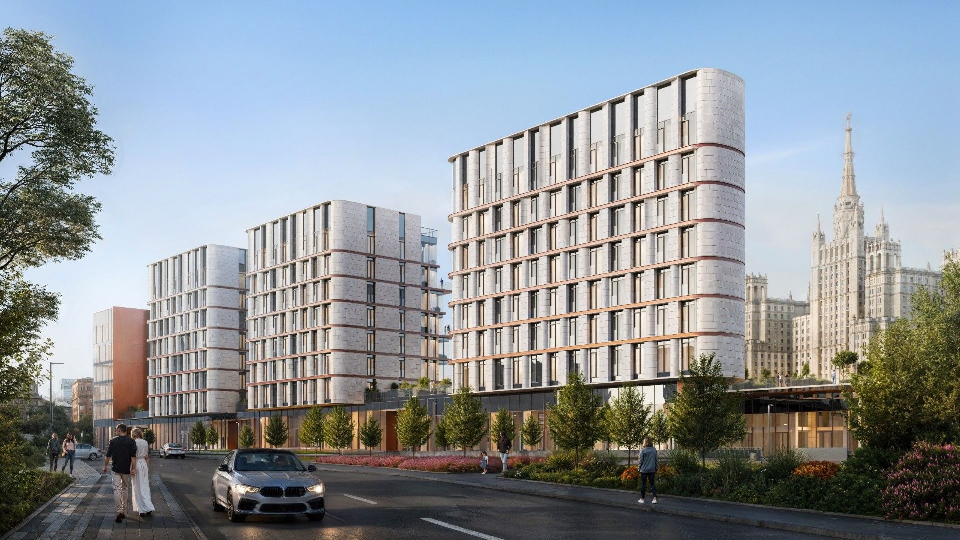 Три блока ЖК Дом Спорта