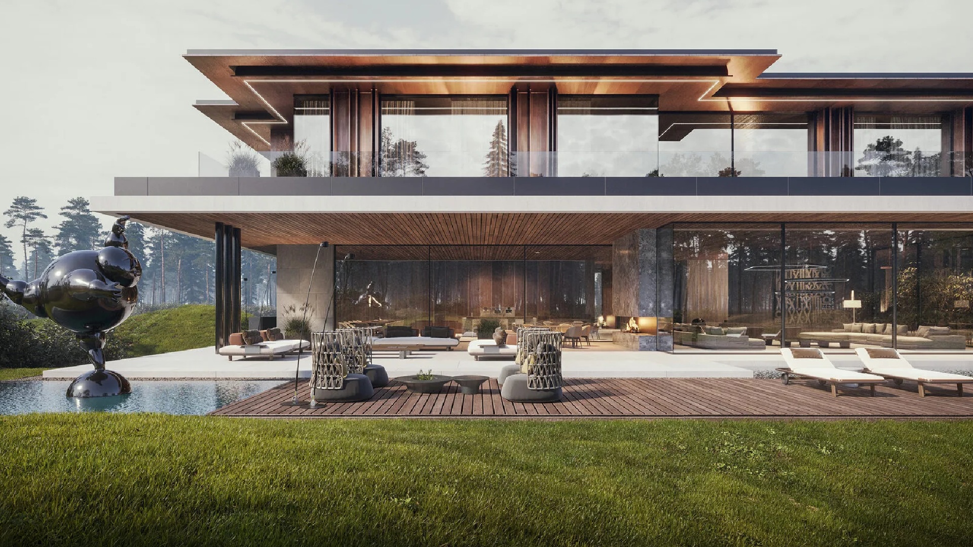 Дом в поселке премиум-класса