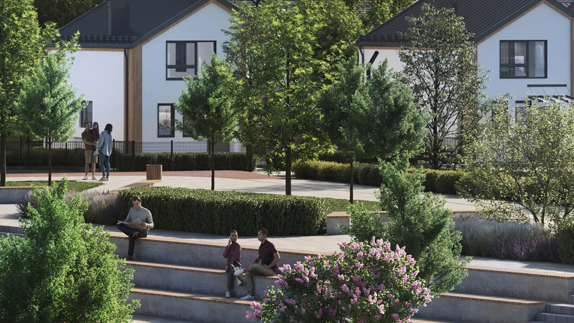 Благоустроенный бульвар