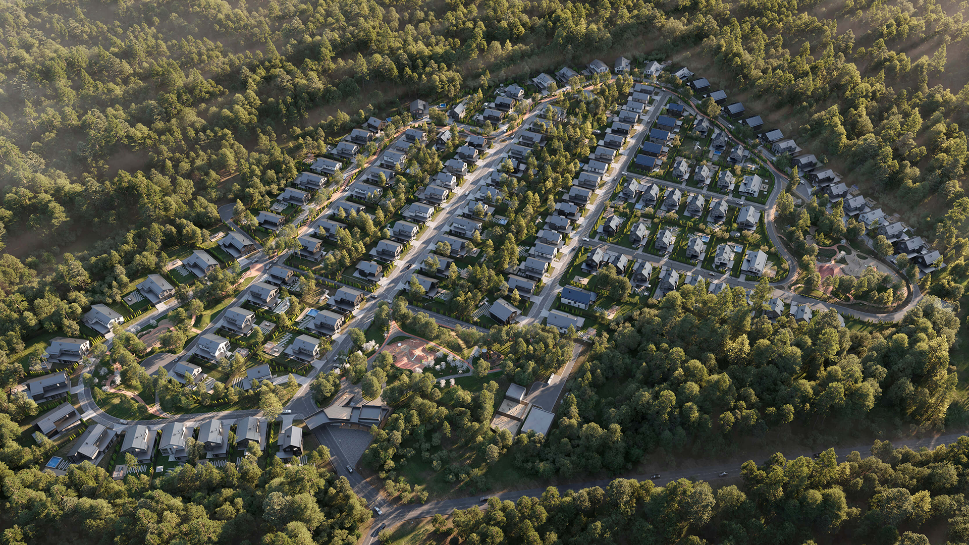 Генплан коттеджного поселка