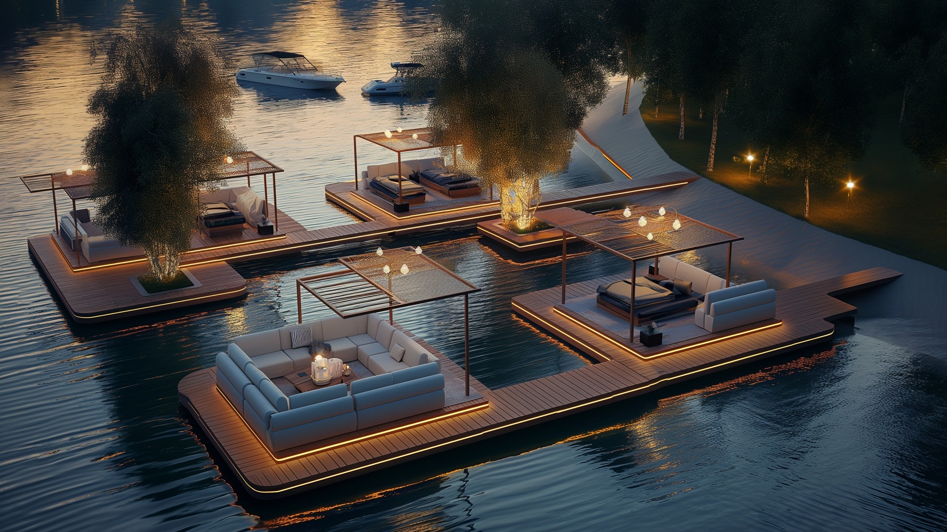 Место отдыха у воды