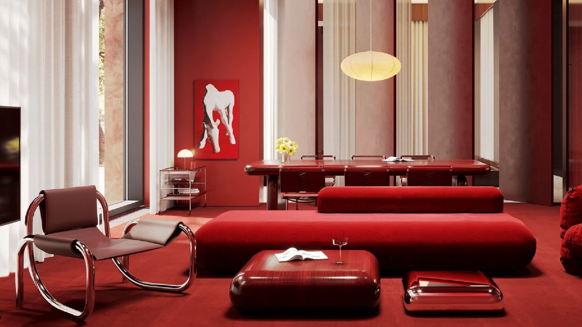 Интерьер лаунж зоны