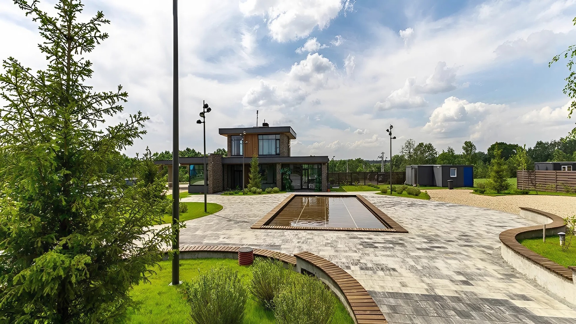 Зона отдыха, барбекю