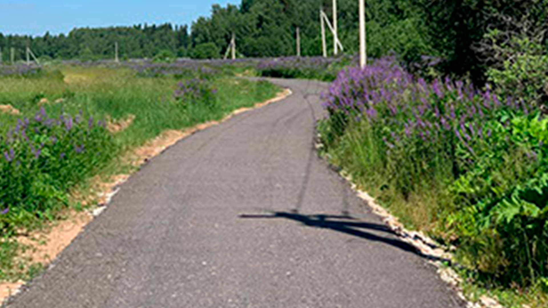 Дороги с твердым покрытием из щебня