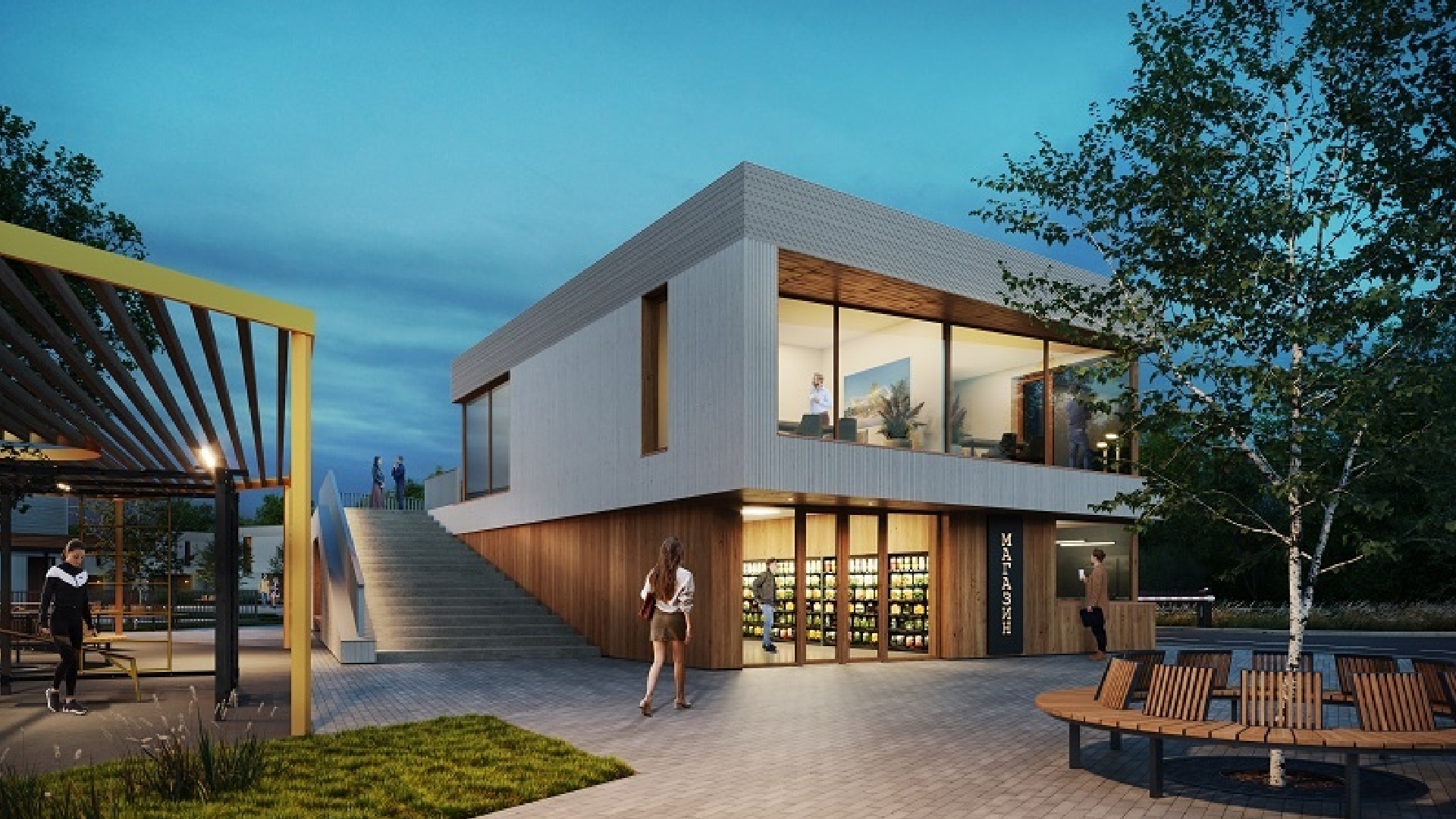 Магазин в поселке бизнес-класса