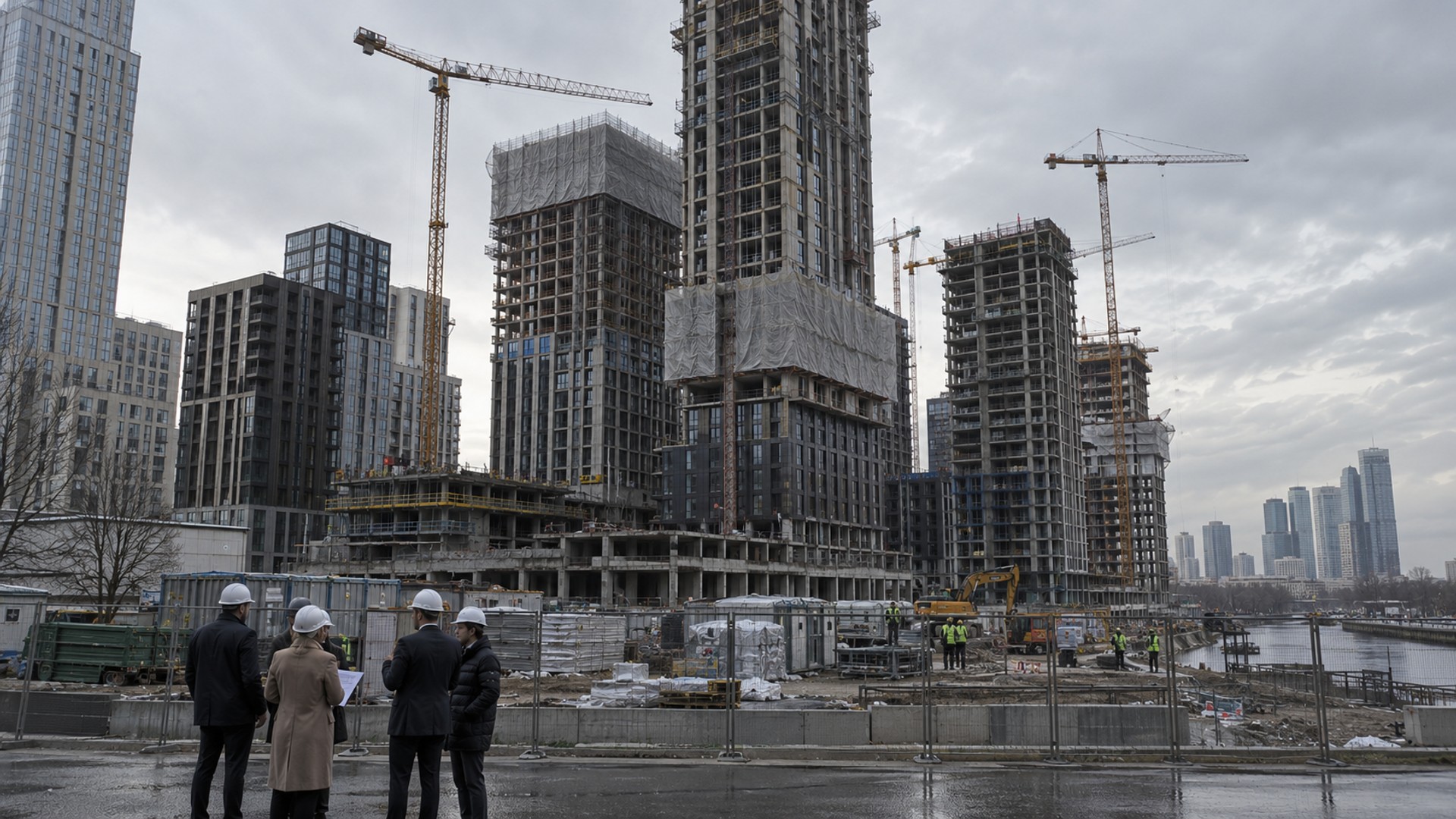 Власти рассматривают возможность консервации стройки ЖК Cityzen от MR Group