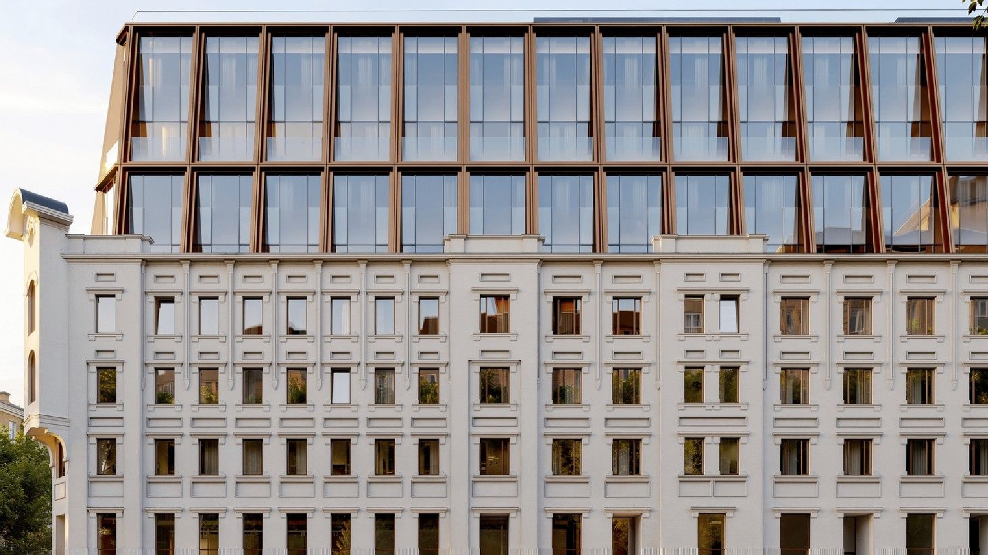 Современный фасад здания