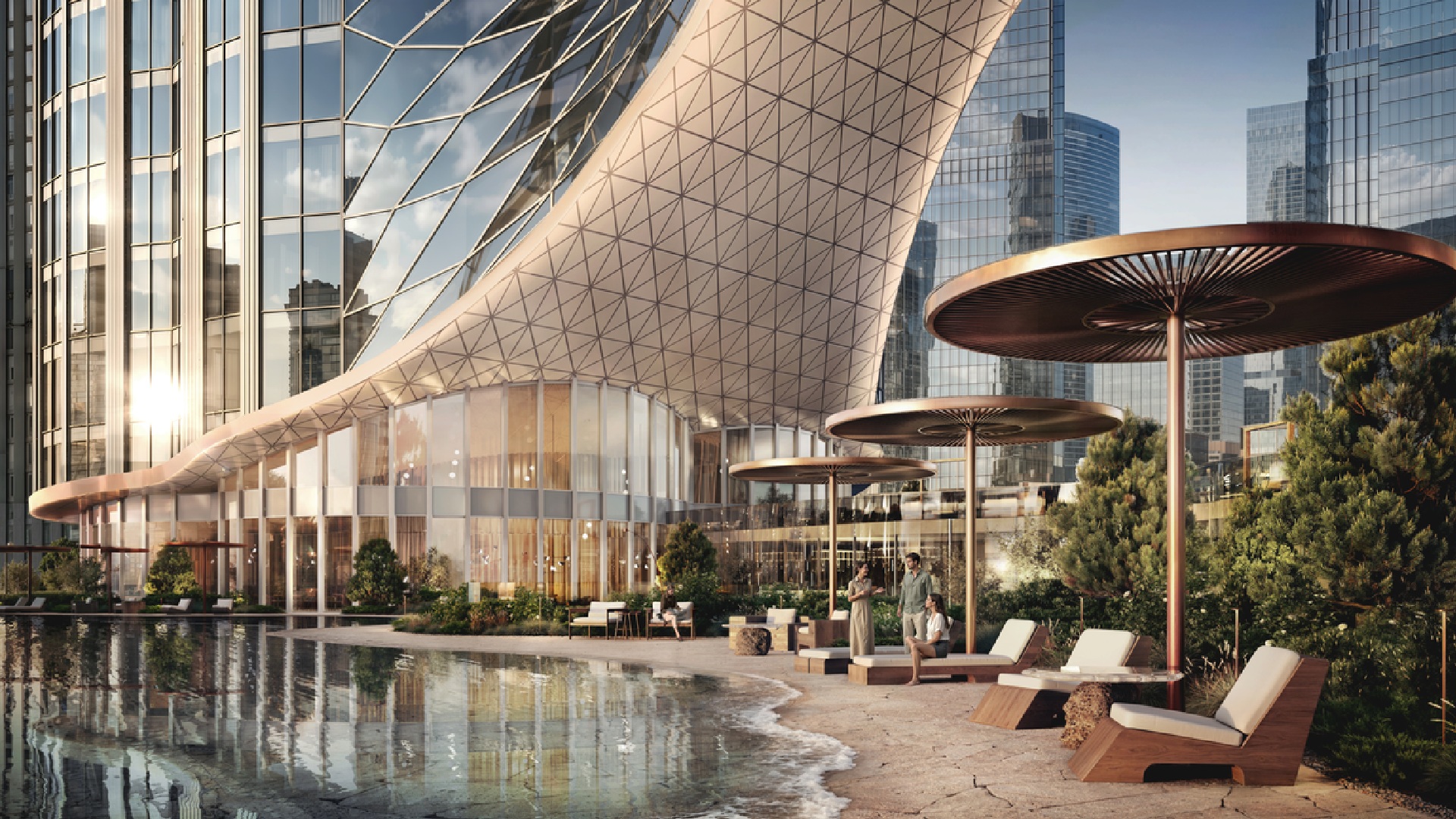 Пляжная зона