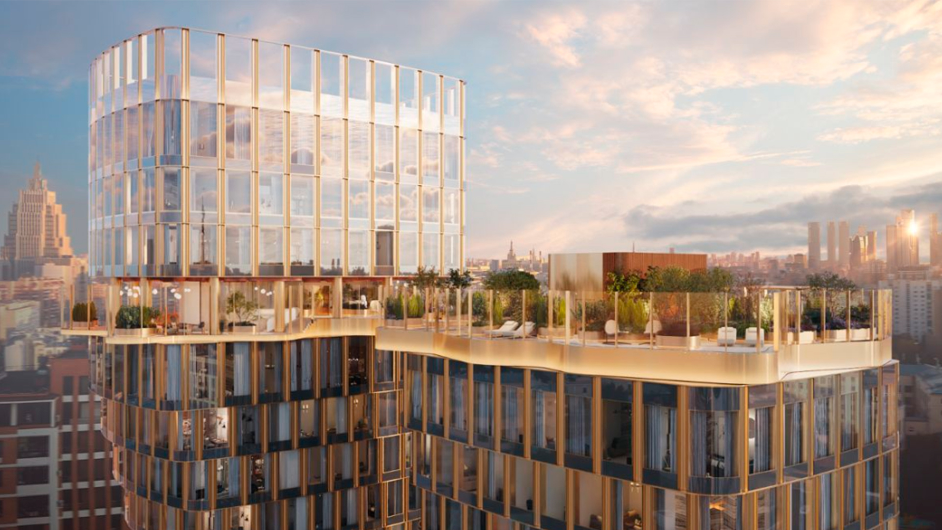 ЖК в Москве вид сверху