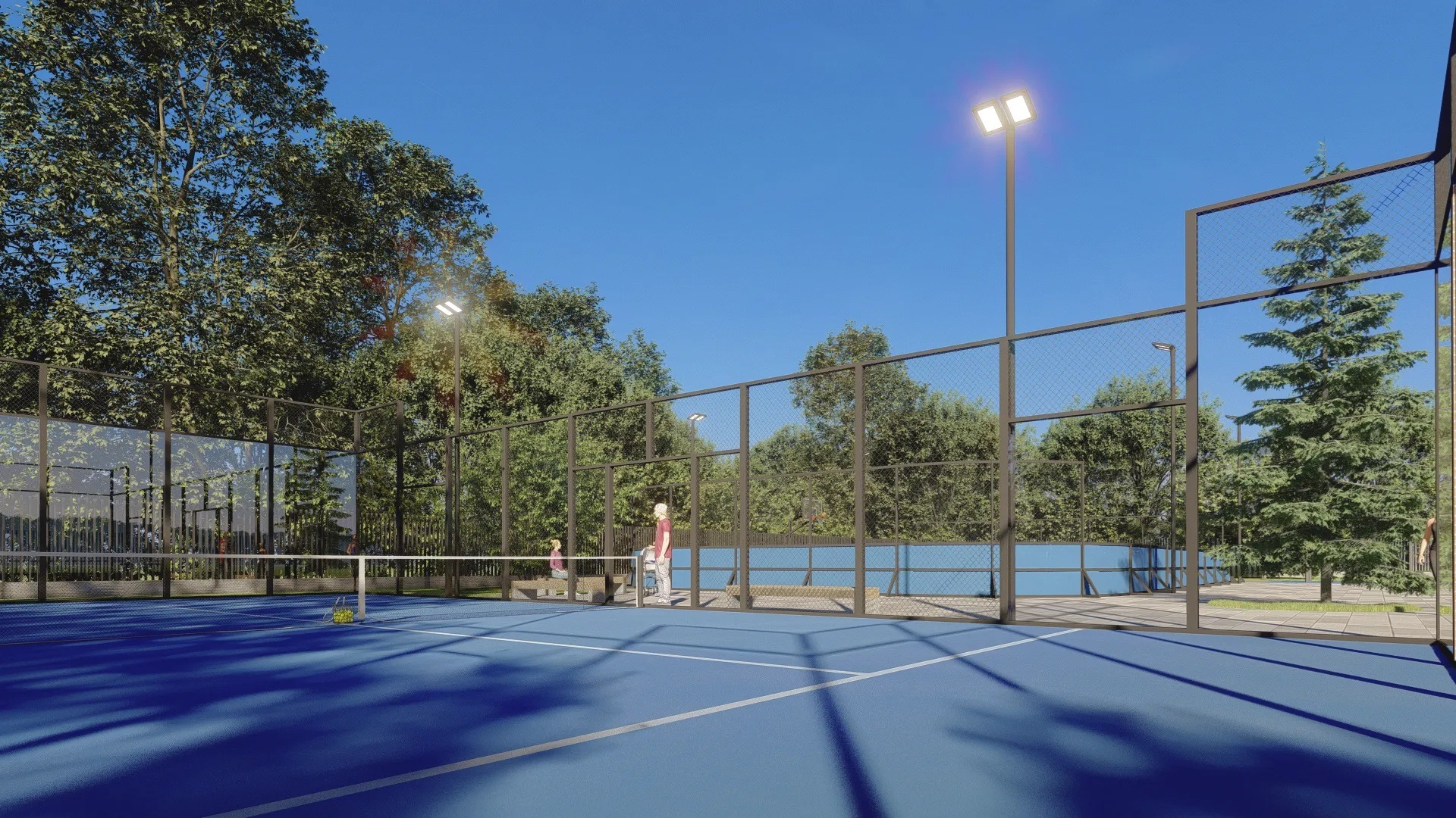 Теннисный корт