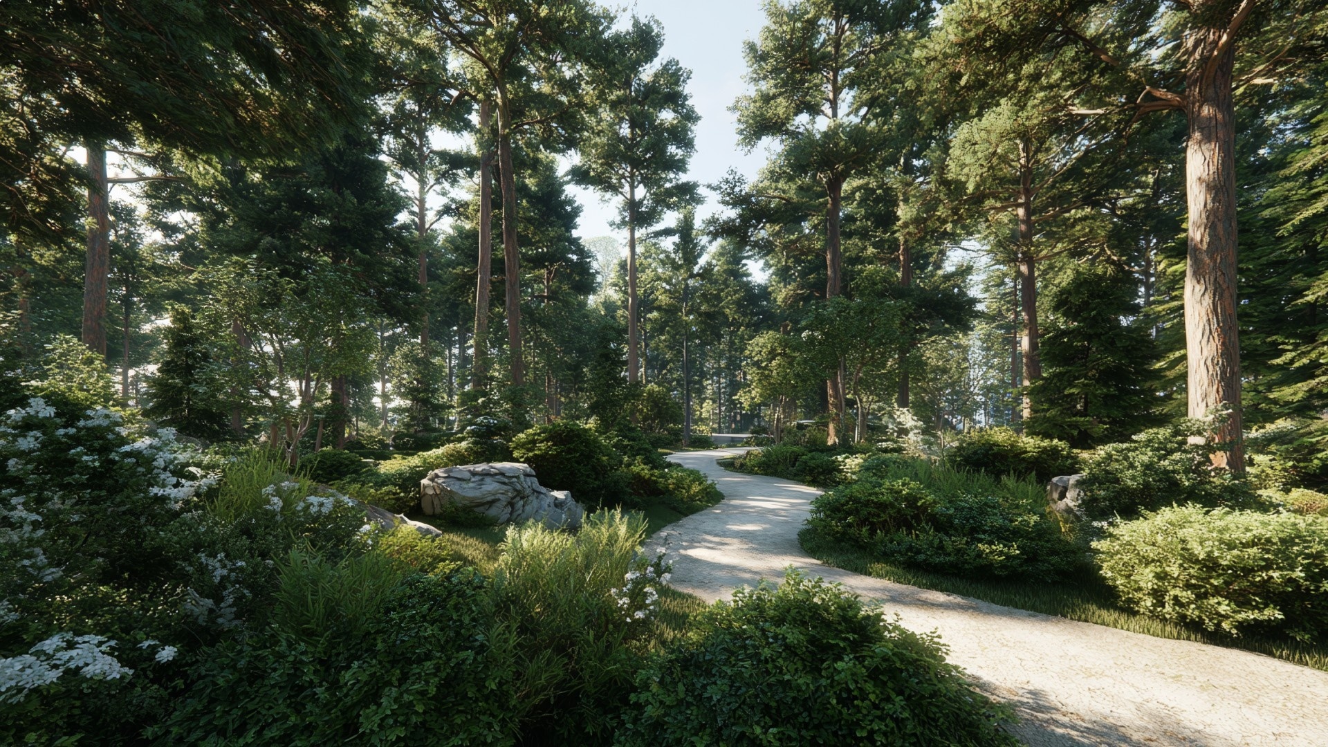 Дорожки для прогулки в коттеджном поселке