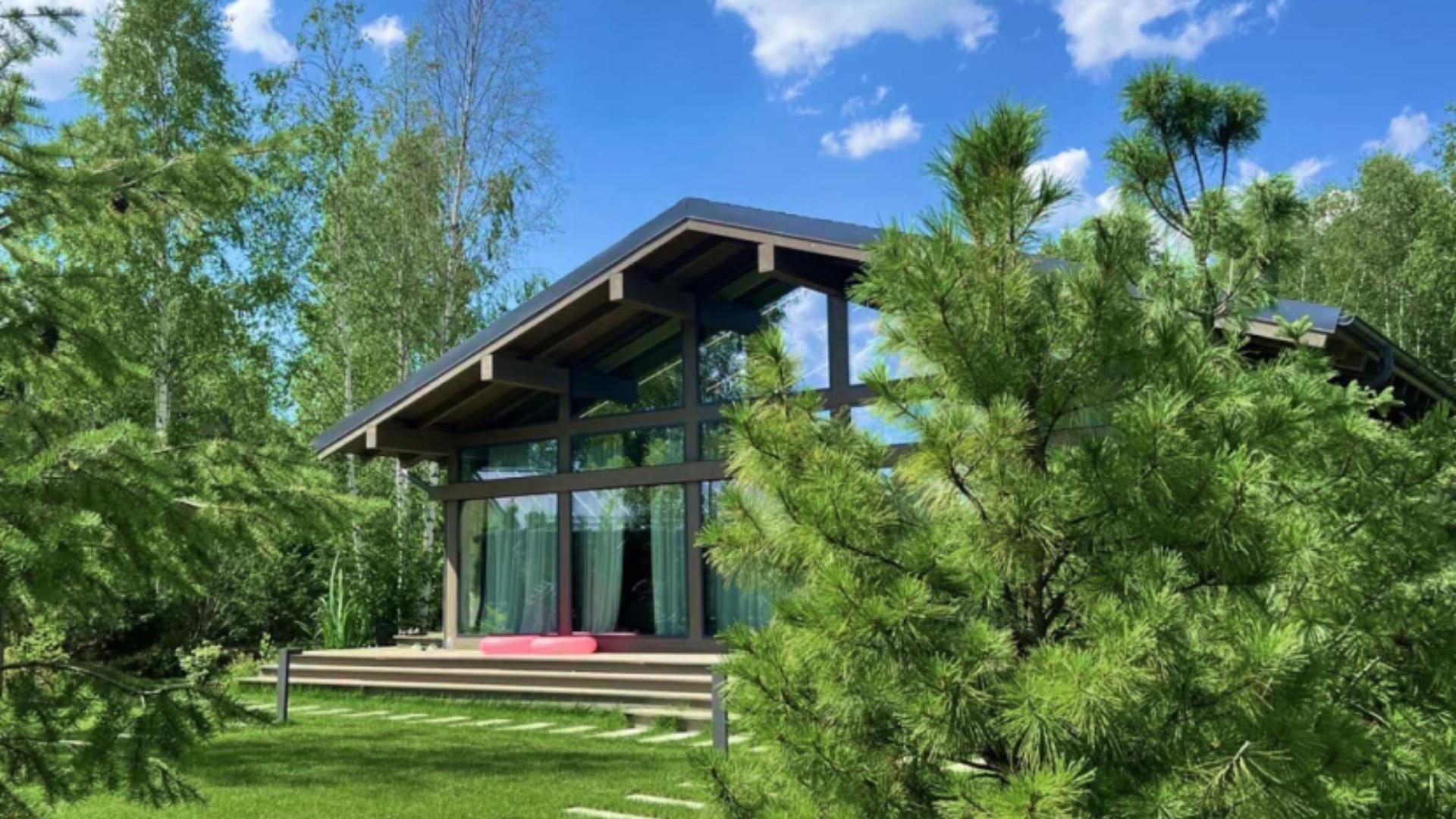 Вариант дома в котеджном поселке