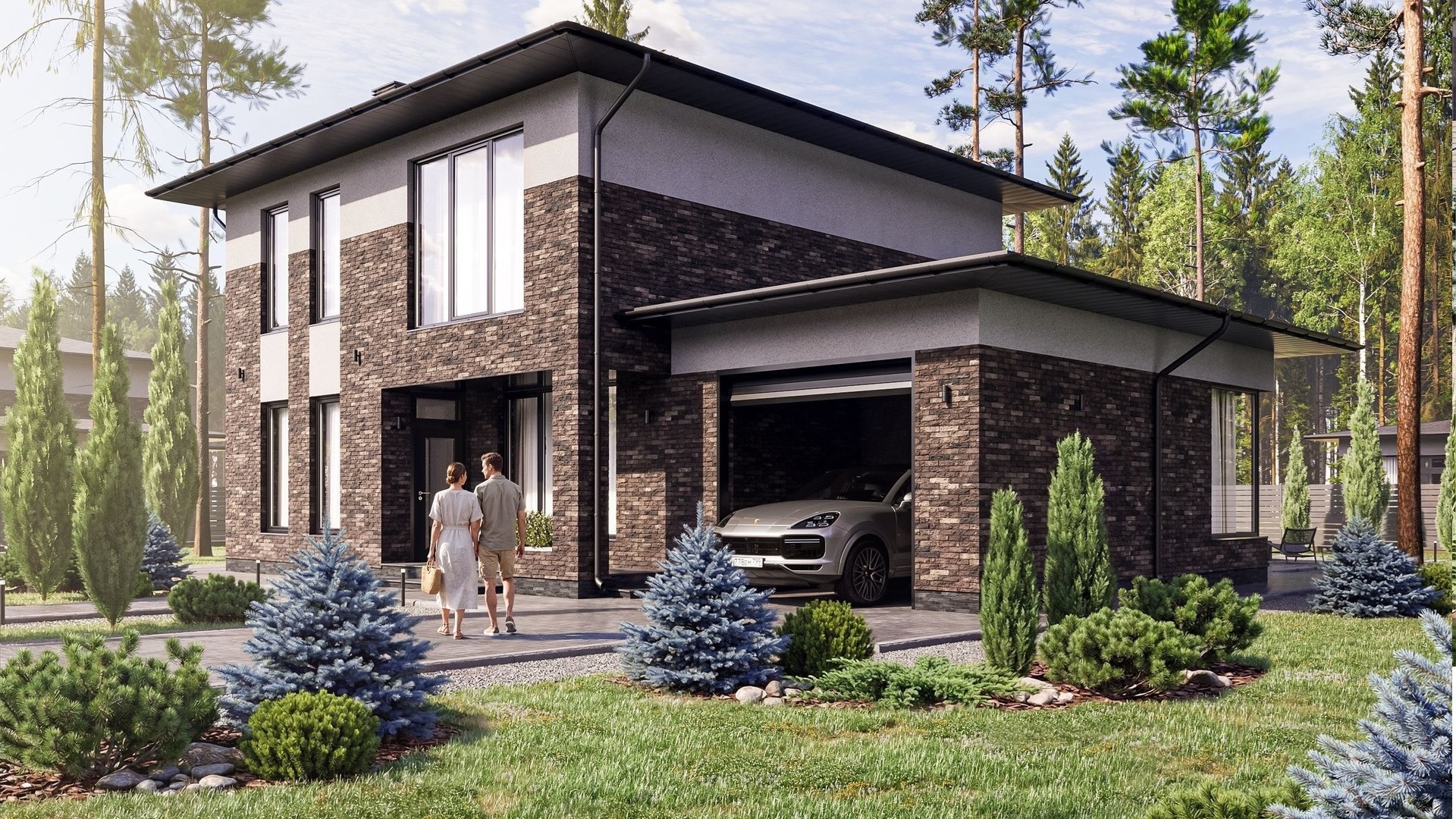 Дом с гаражом