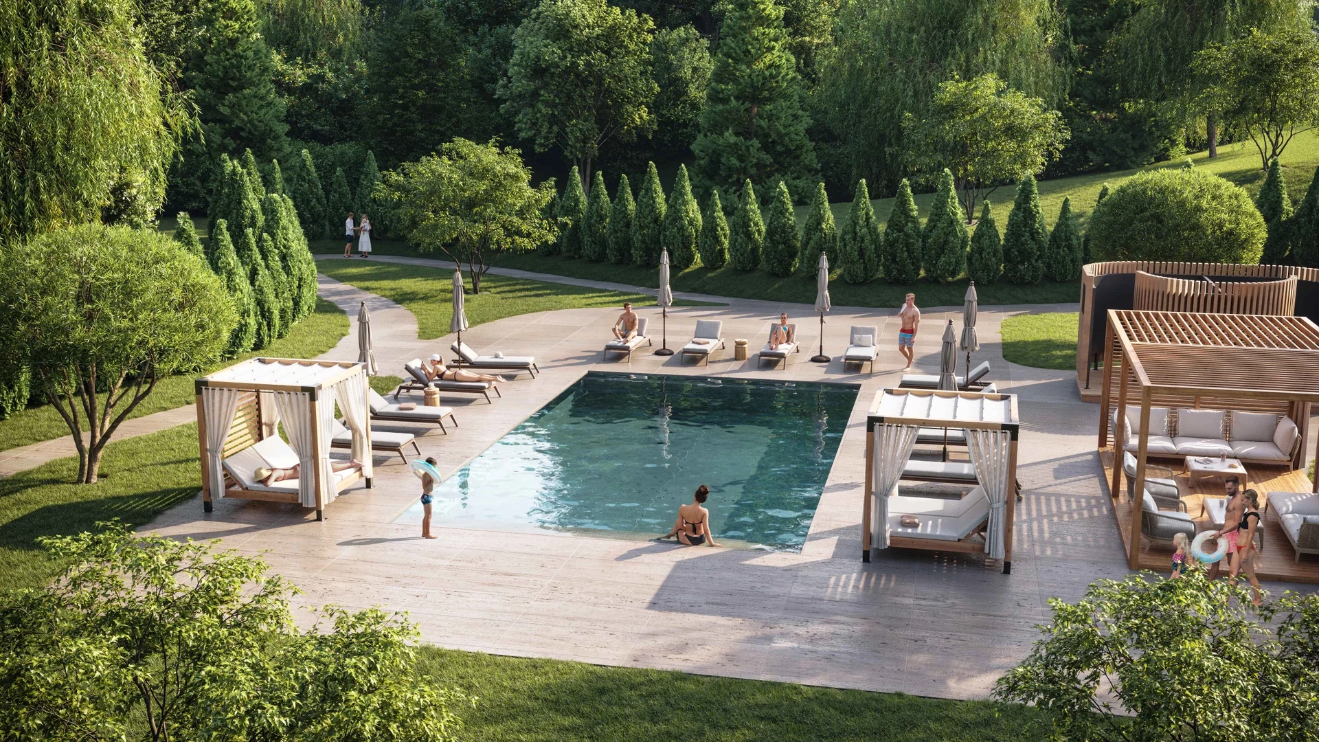 Открытый бассейн