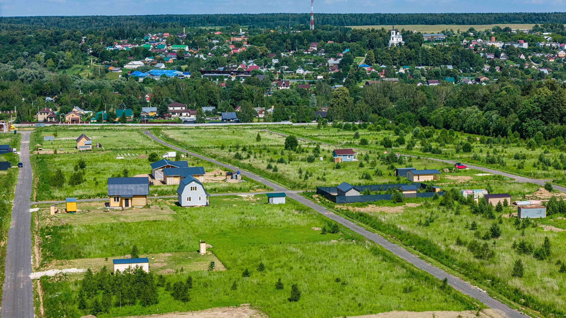 Общий вид поселка