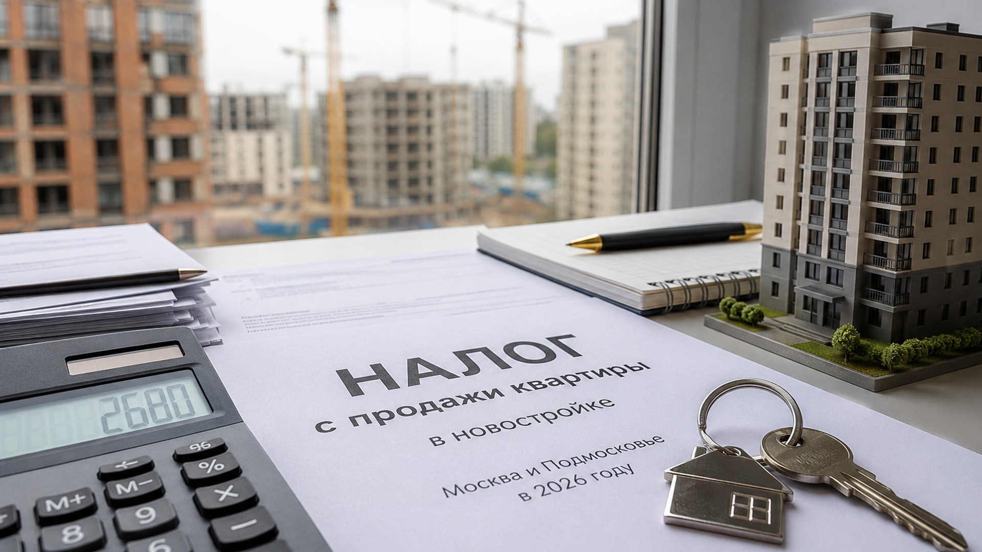 Налог с продажи квартиры в новостройке Москвы и Подмосковья: с какой даты считать срок владения по ДДУ в 2026 году