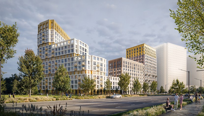 Вид на ЖК Саларьево парк