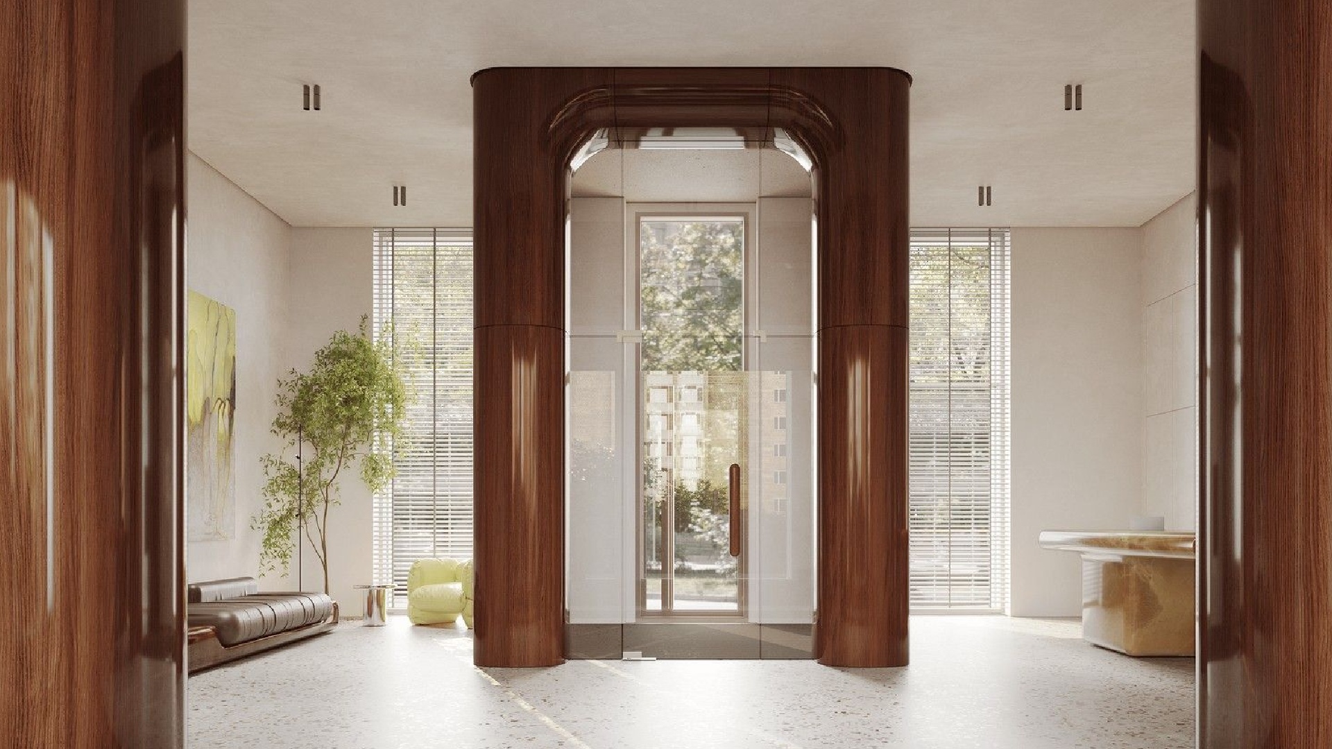 Интерьер лобби