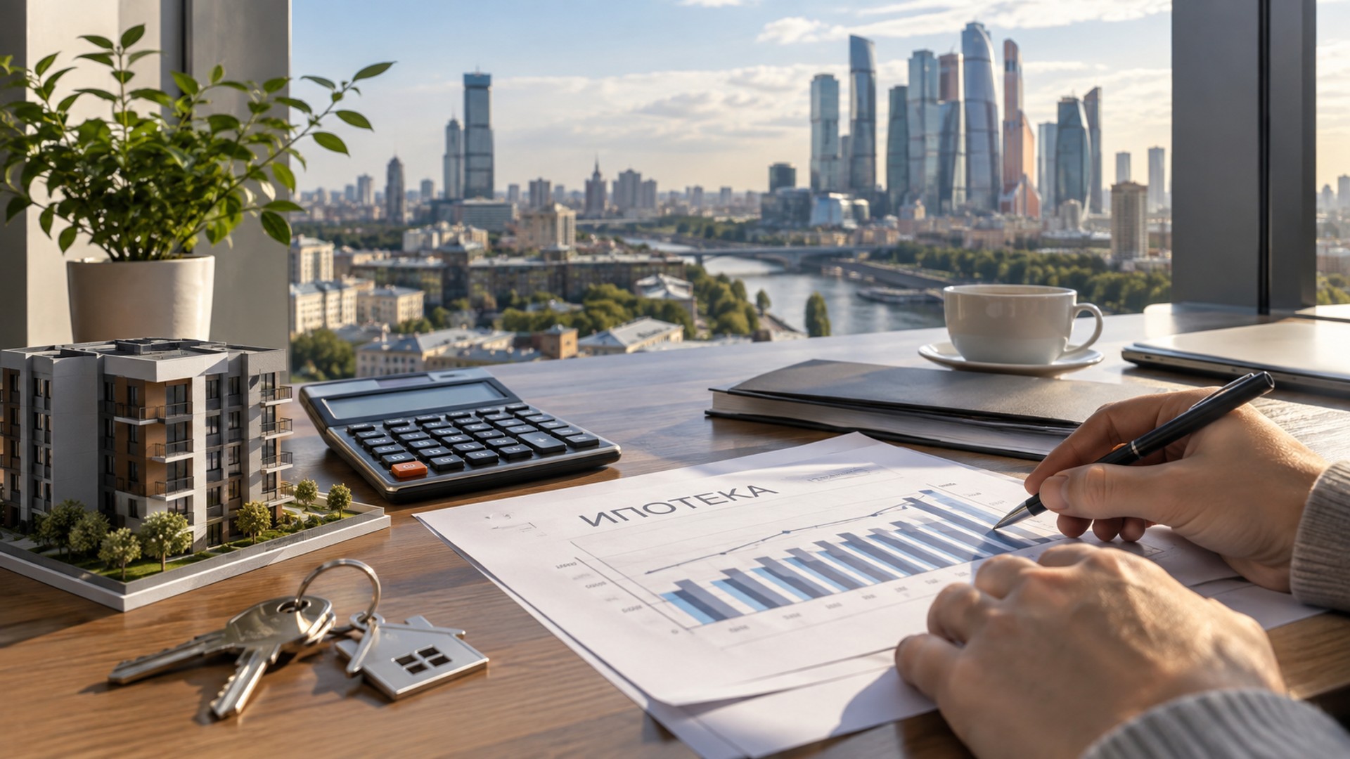 Ключевая ставка 14,5%: сколько получится сэкономить на ипотеке в Москве
