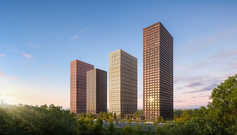 Вид на ЖК Первый Дубровский