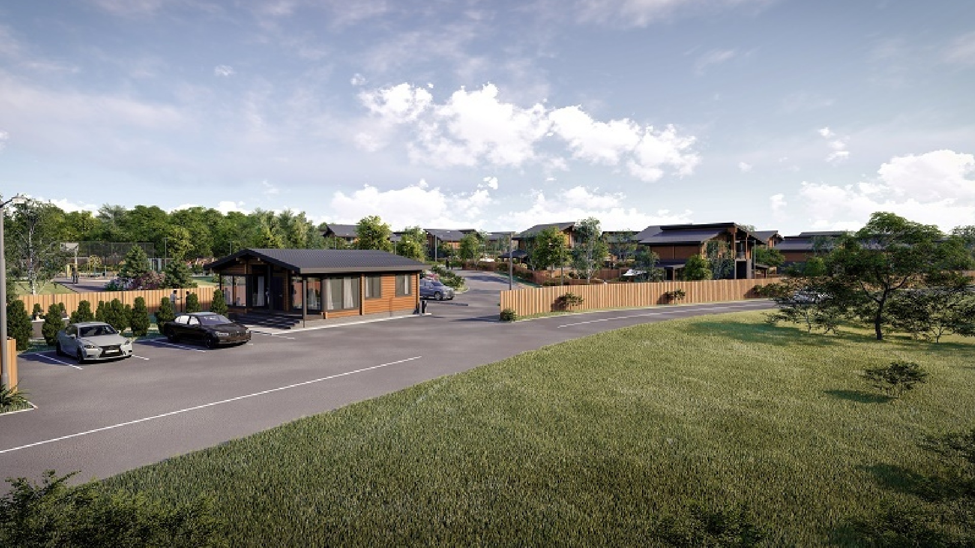 КПП и стоянка