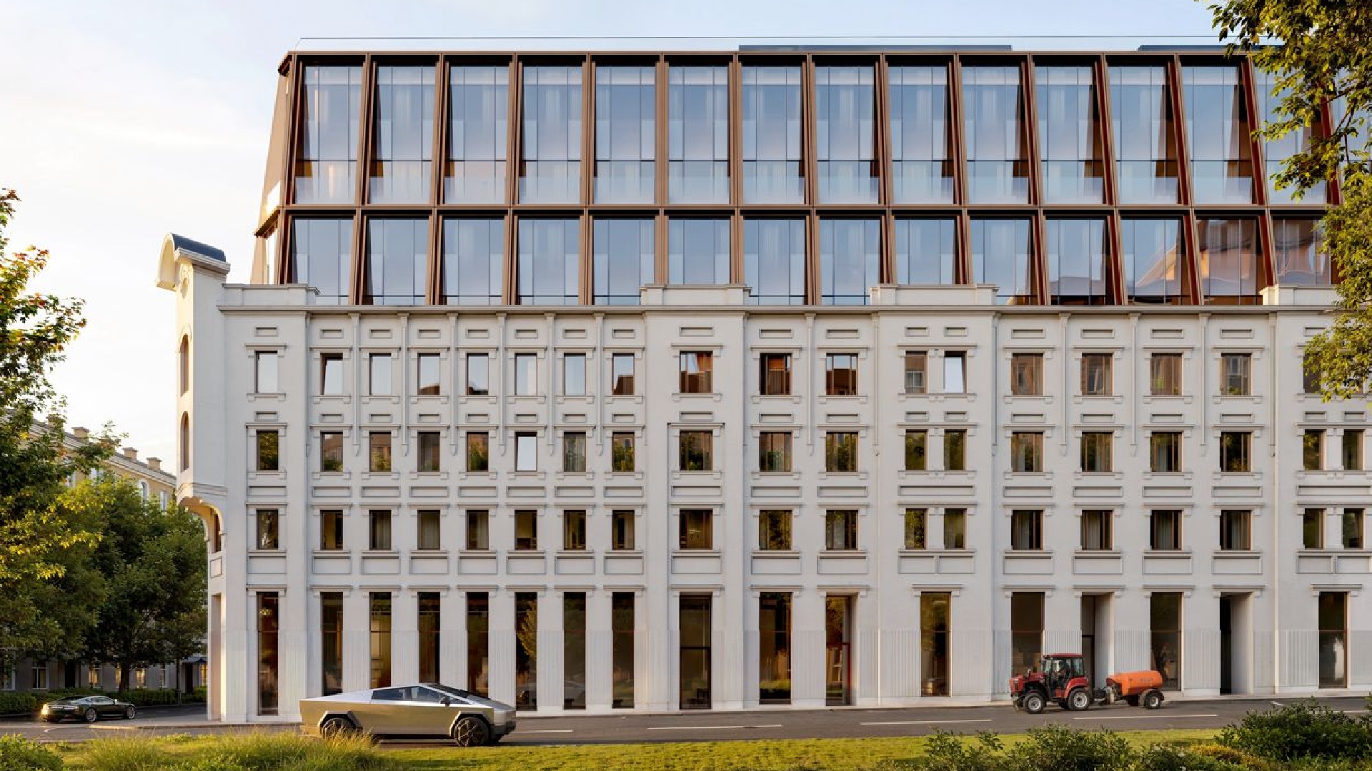 Главный фасад дома