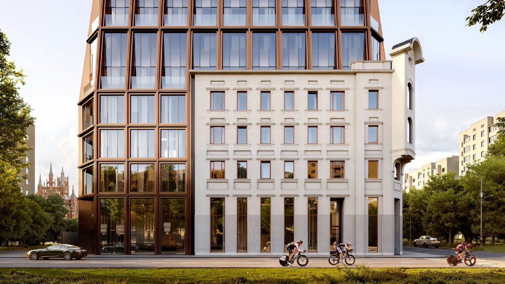 Фасад жилого дома