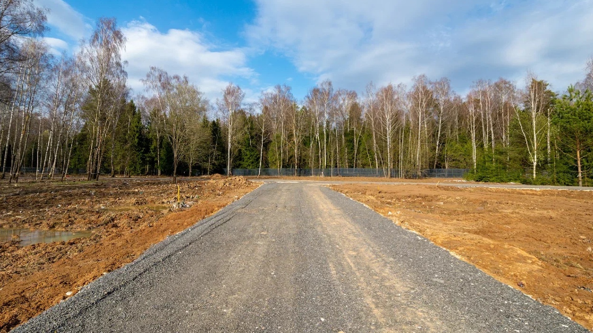 Дорога с участками