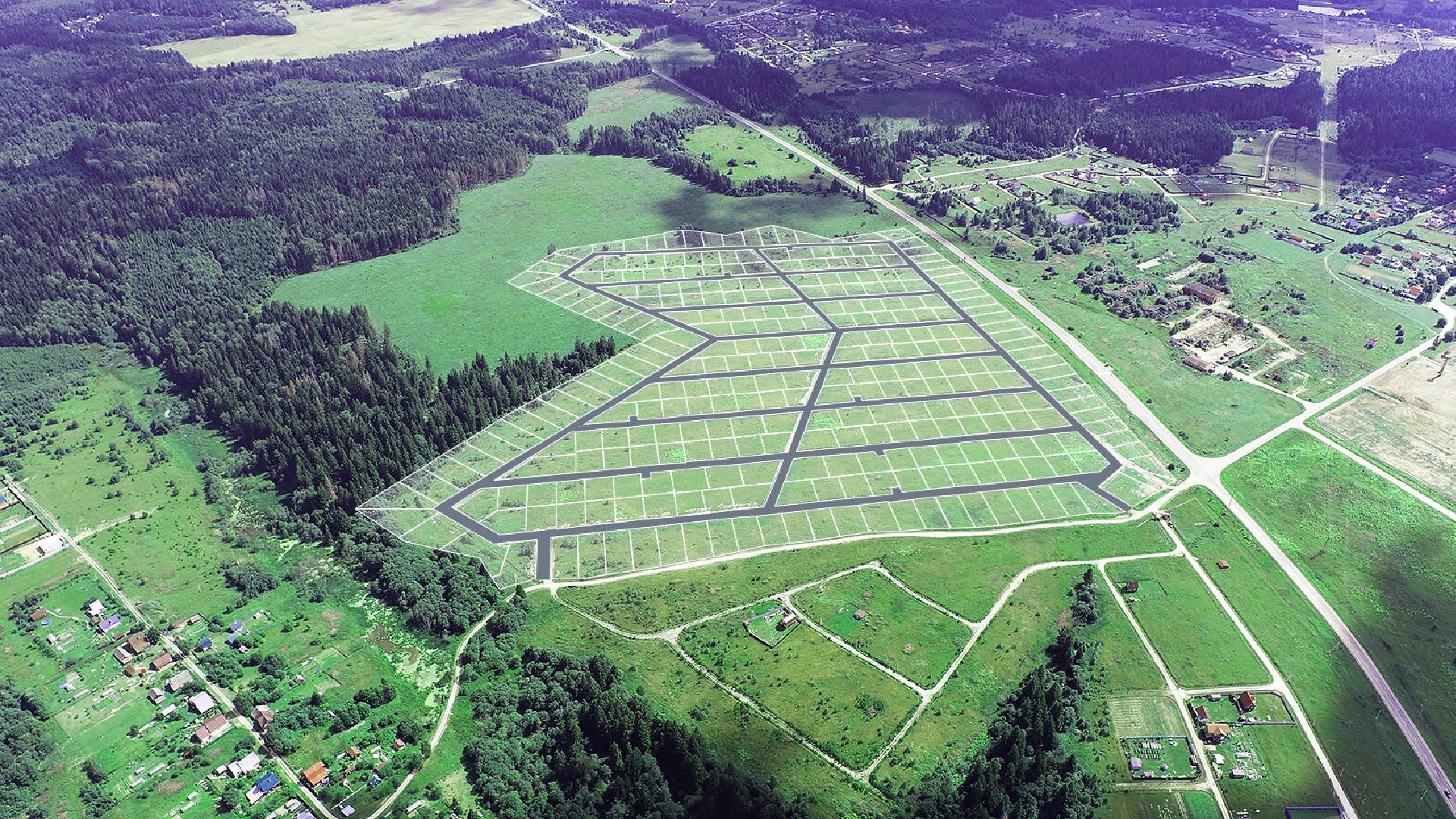 Участки в коттеджном поселке