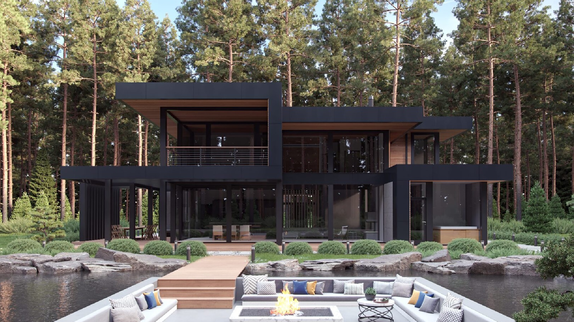 Дом с выходом к воде