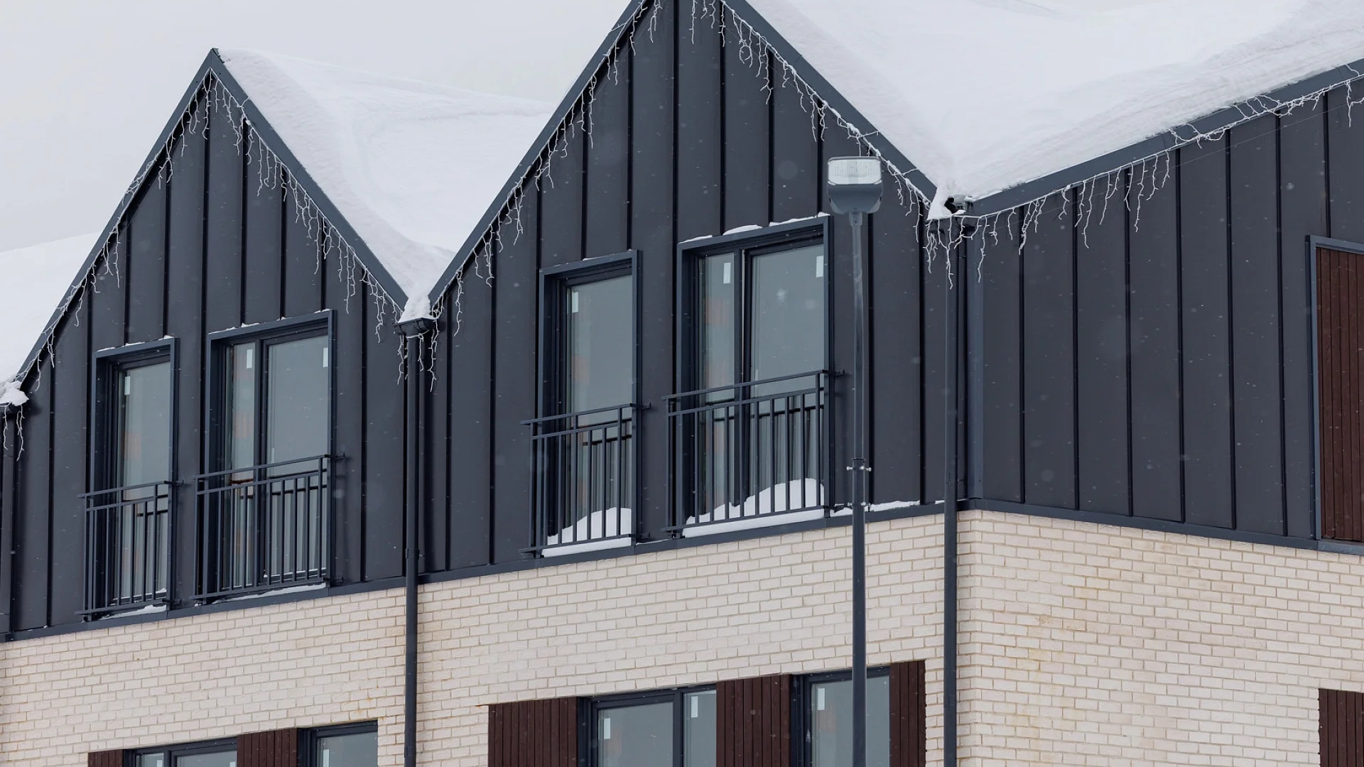 Скандинавский стиль фасадов