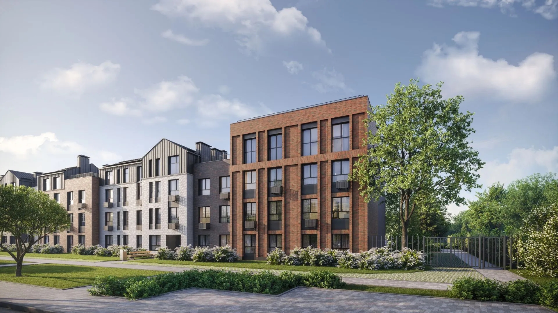 Таунхаусы в коттеджном поселке комфорт-класса