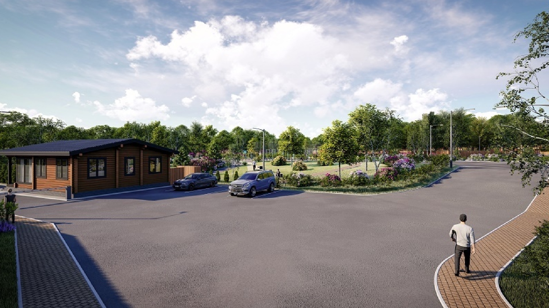 КПП и стоянка